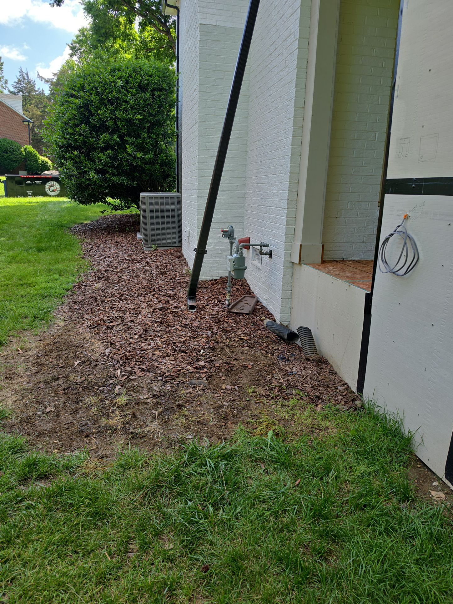 Job site clean up in Charlotte by Badger Hauling