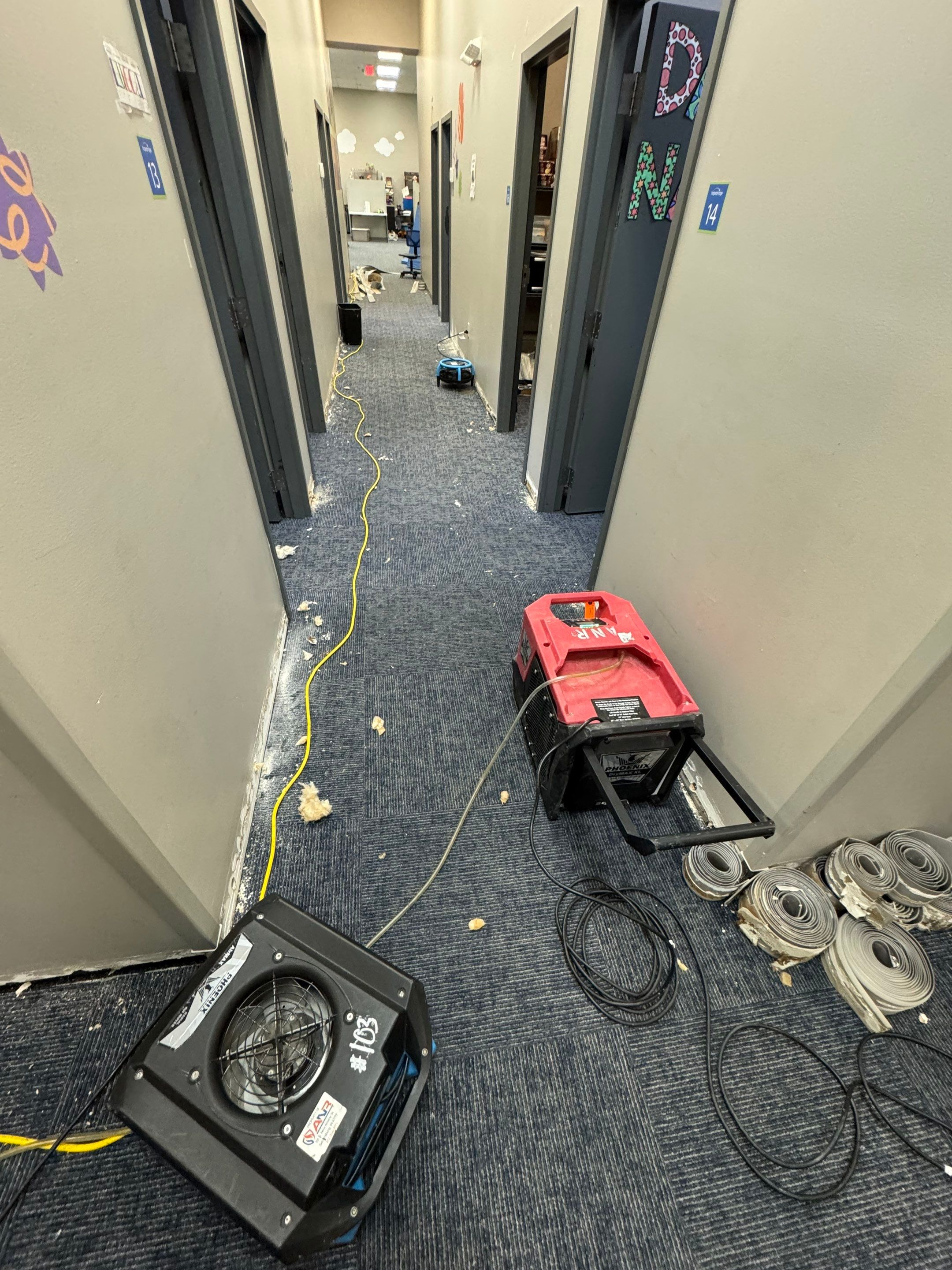 Commercial Water Mitigation in Jeffersonville, IN by ANR Restoration