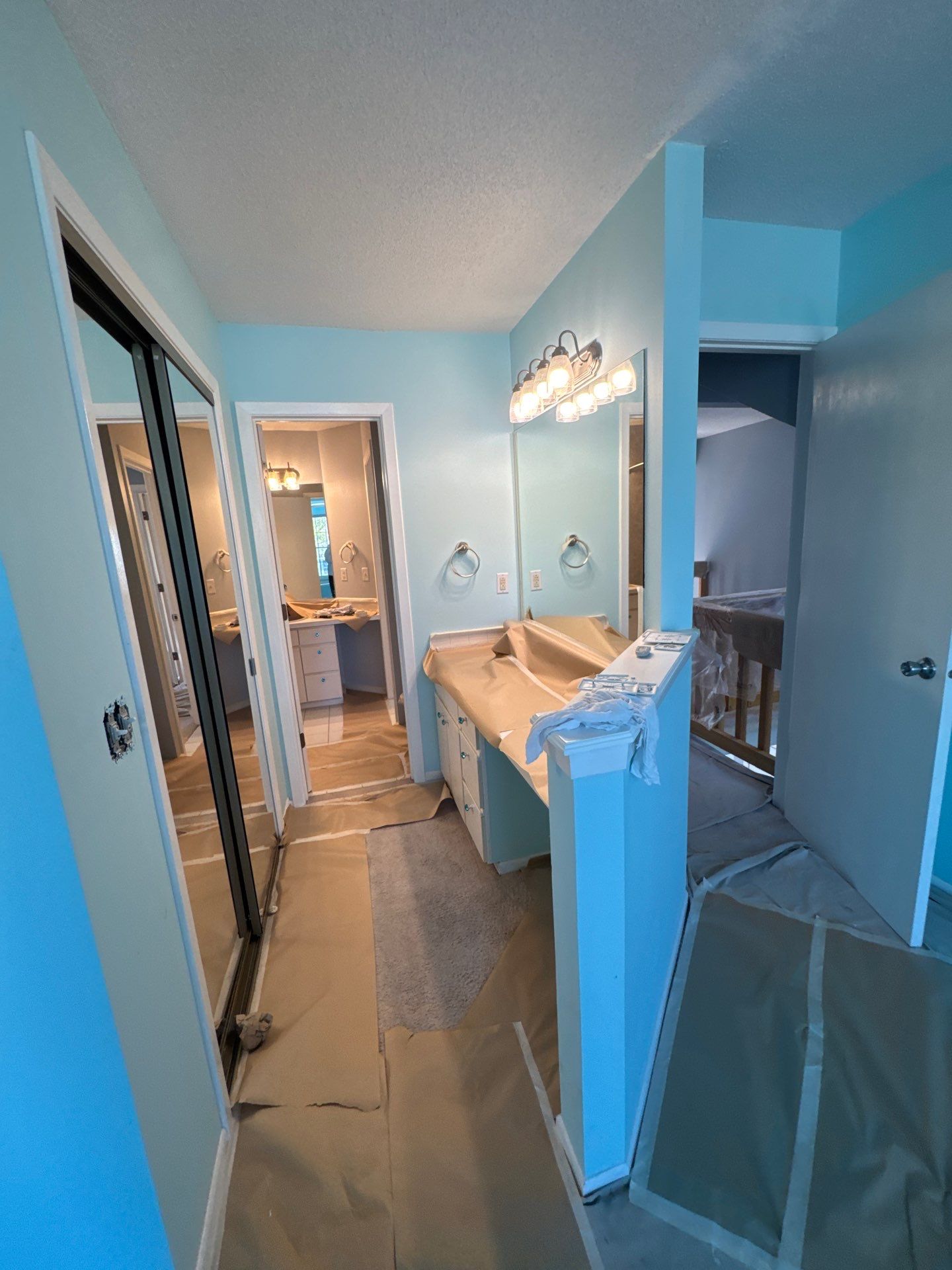Condo Repaint Walls in Urbandale by Midwest Paint LLC