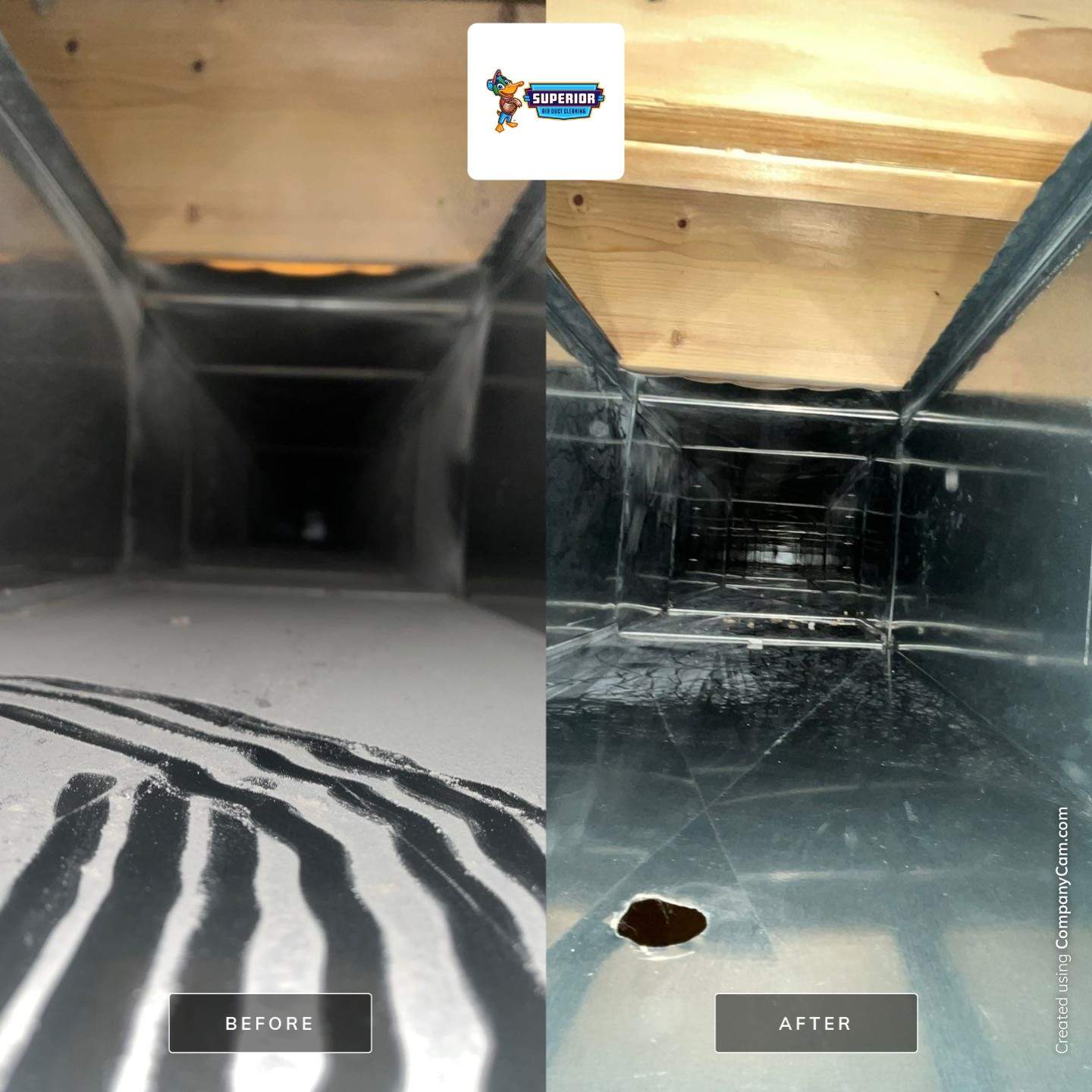 Air Duct Cleaning With a Vacuum Truck in Columbiana, OH by Superior Air Duct Cleaning
