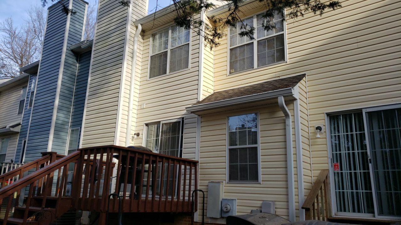 Gutter Cleaning using water by G&H Home Tech Pros LLC