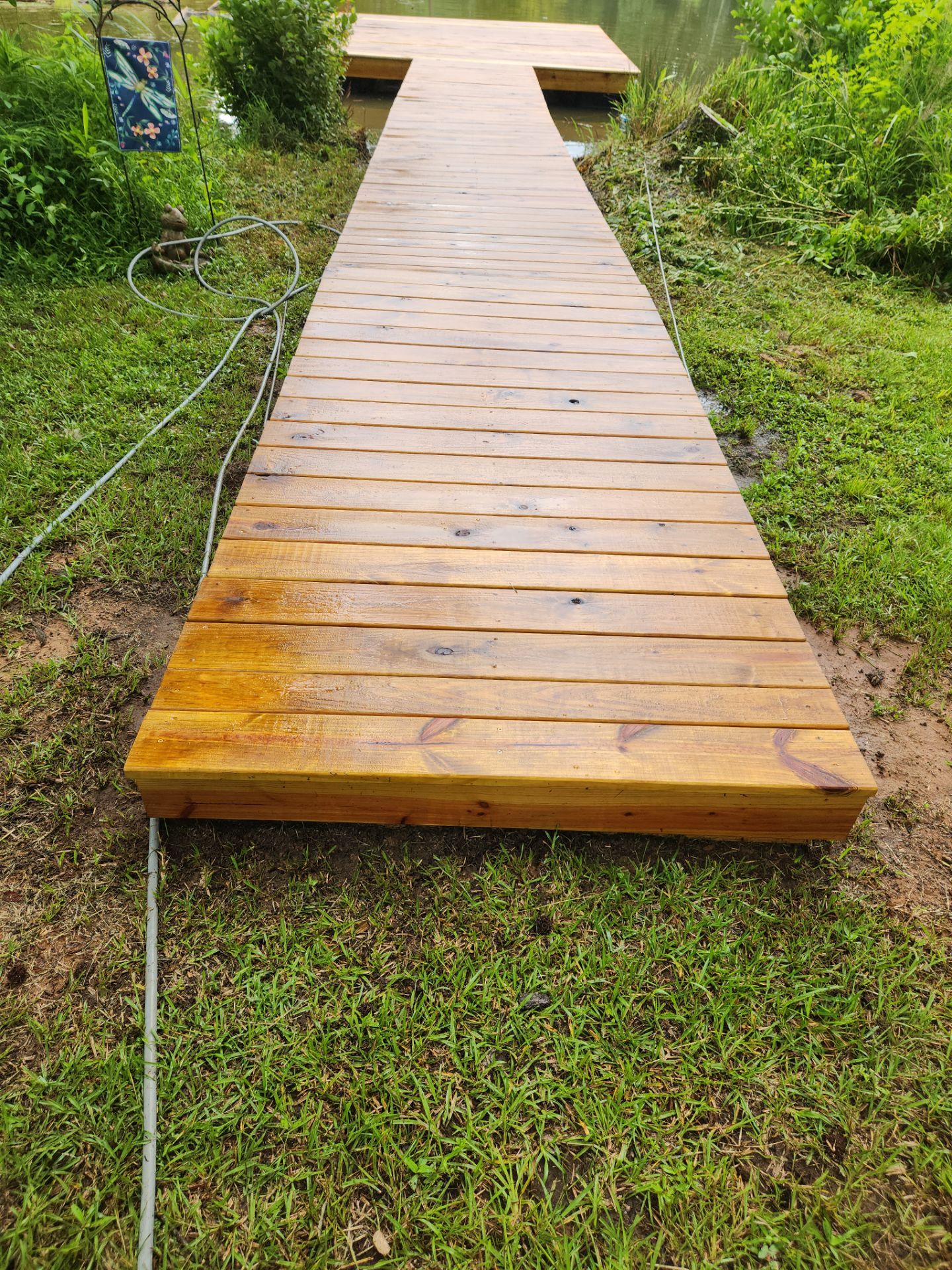 Dock using Wood Sealant by DuraSeal