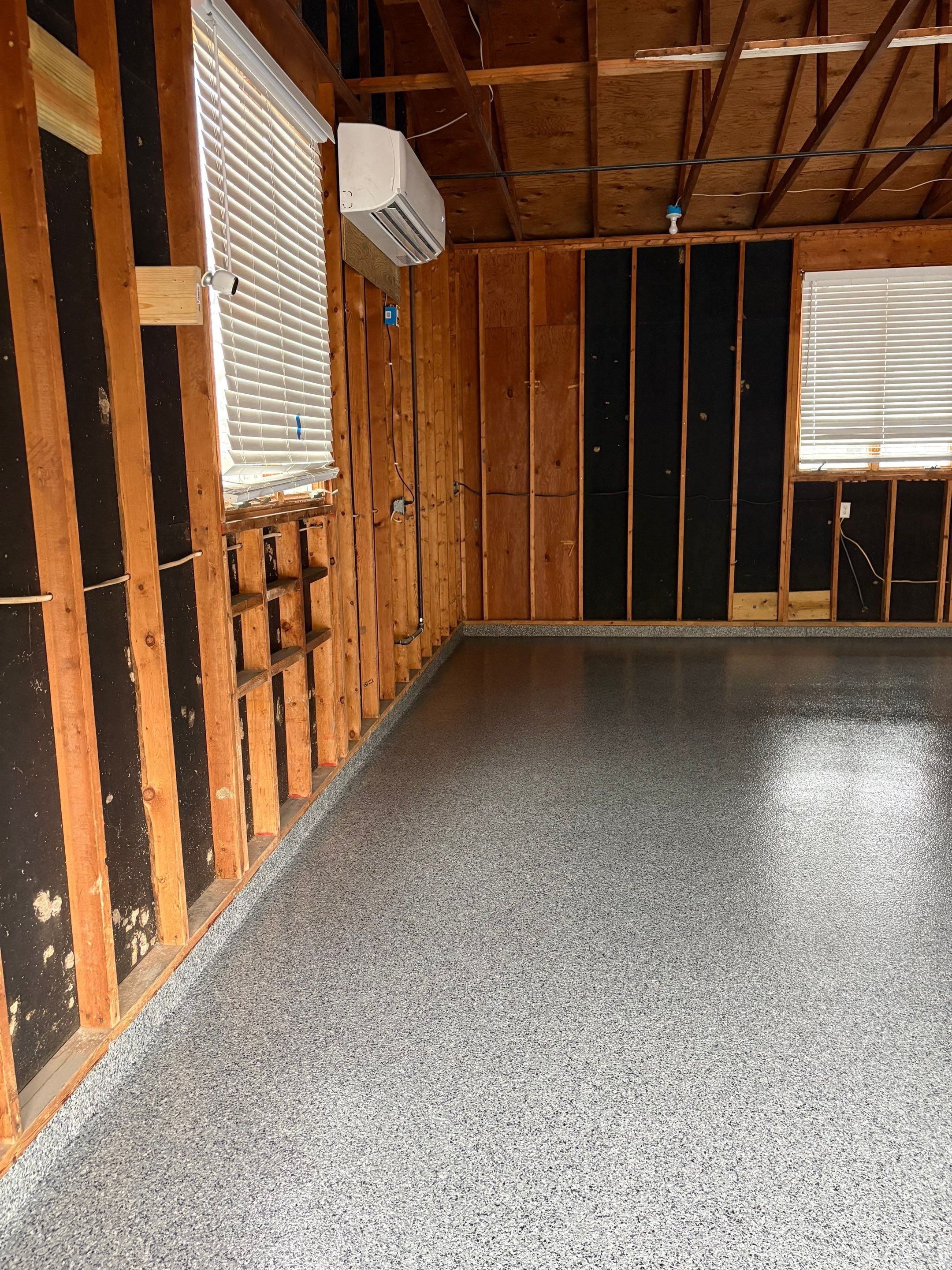 Nightfall Coating in Three Rivers, MI! by Innovative Spaces / Innovative Concrete Coatings