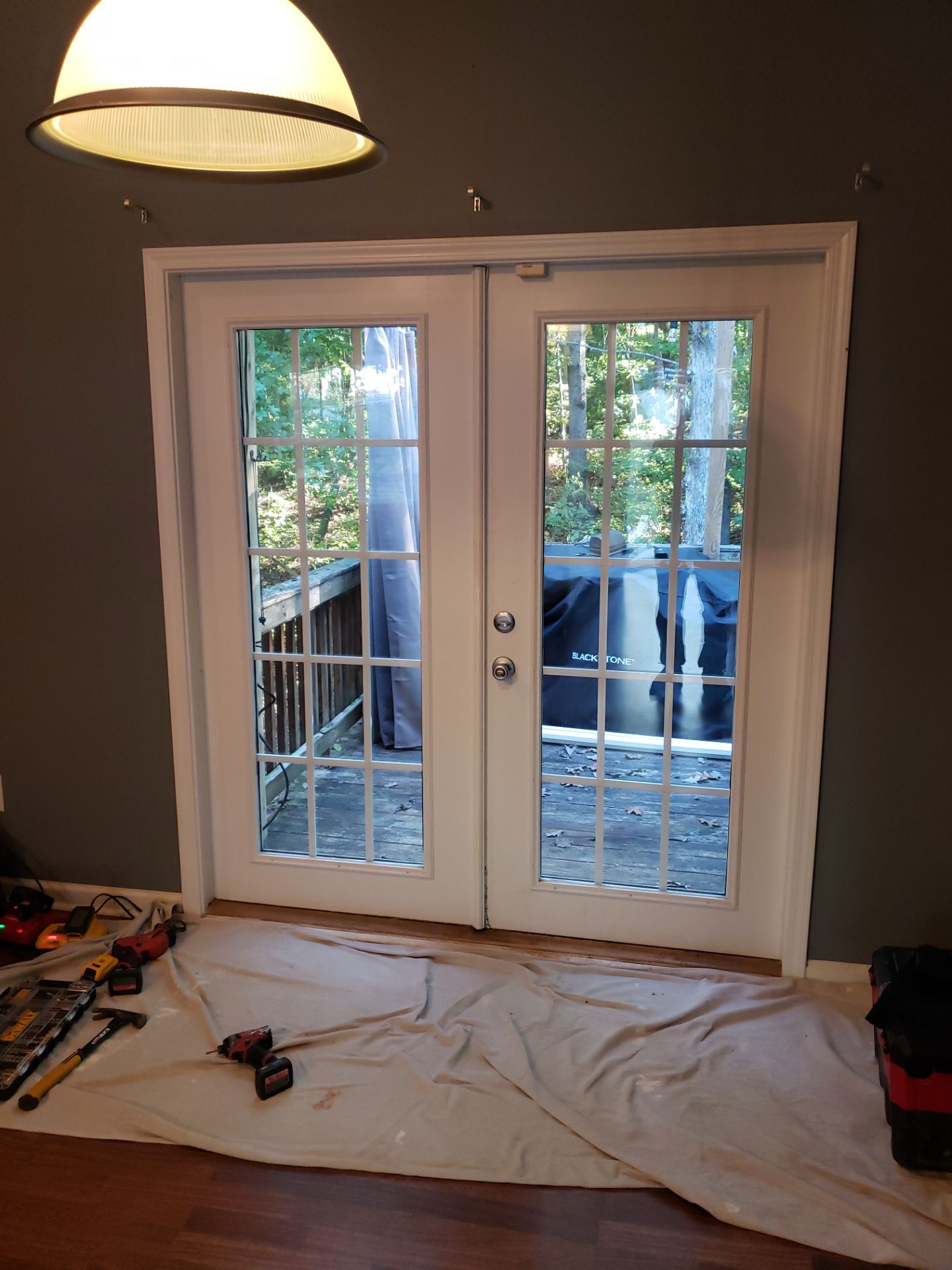 French Doors Swapped for Space-Saving Slider! 🚪 by A Step Above Handy LLC 