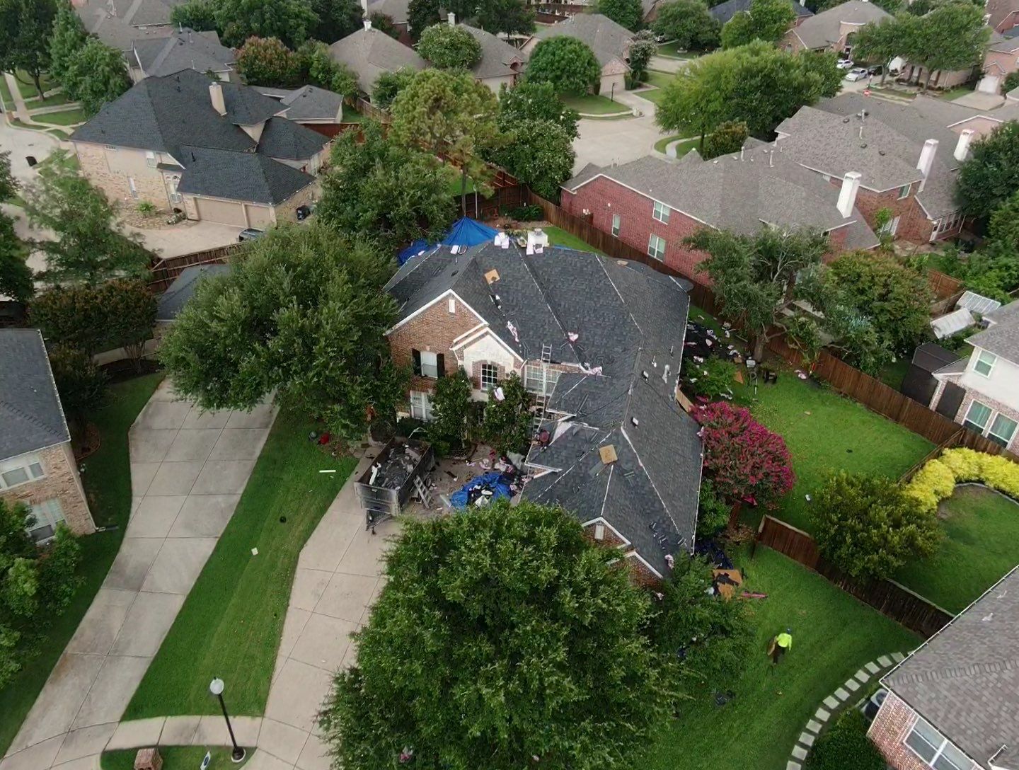 Residential Roof Replacement in Keller TX by Becker Roofing and Exteriors