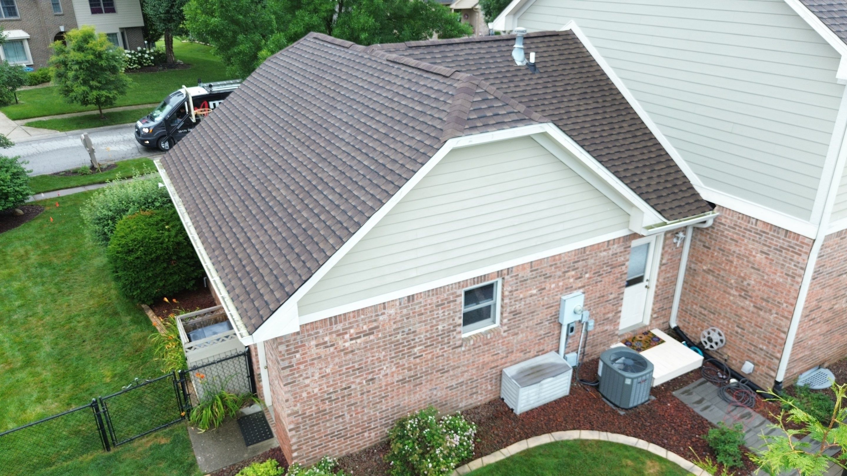 Project in Greenwood by Moss Roofing