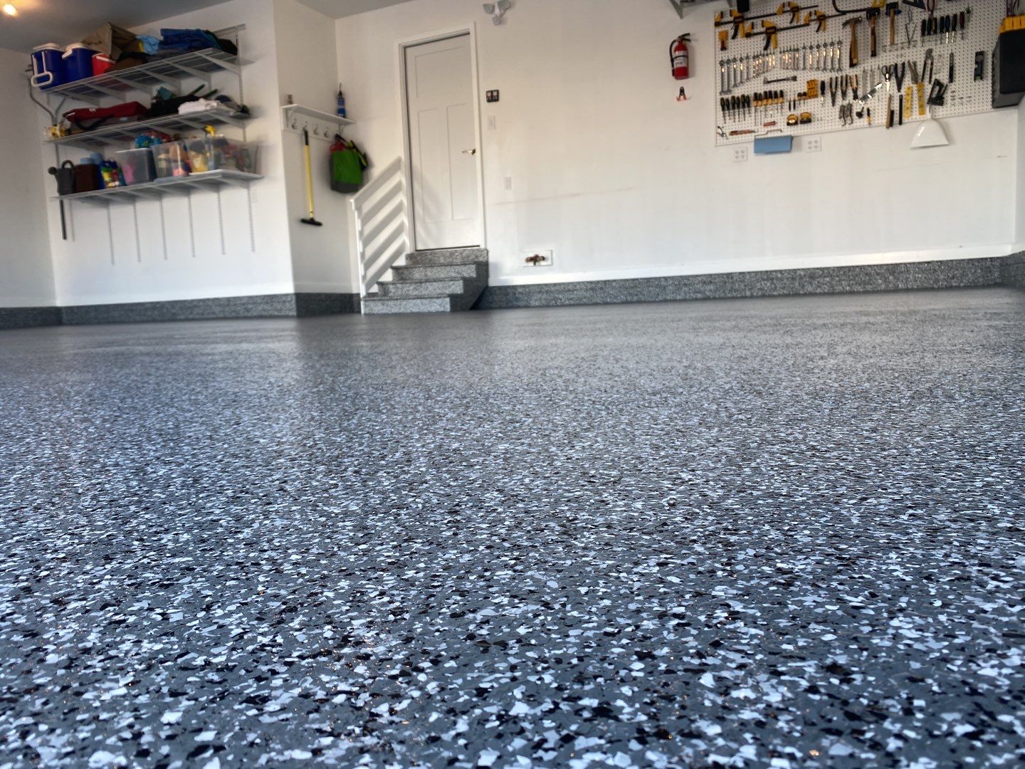 Verticals and Stairs Are Almost Always Worth It! by Revival Concrete Coatings, LLC