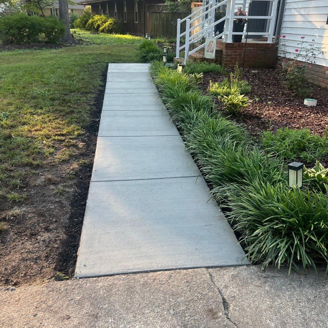 Project in Virginia Beach by Sam The Concrete Man Virginia Beach