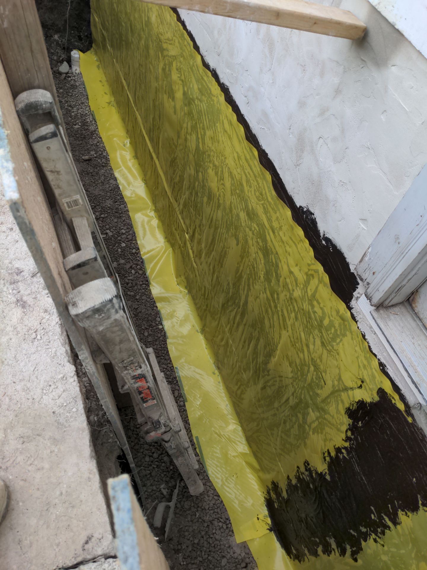 Basement Wall Rebuild with Exterior Waterproofing by Toledo Basement Repair