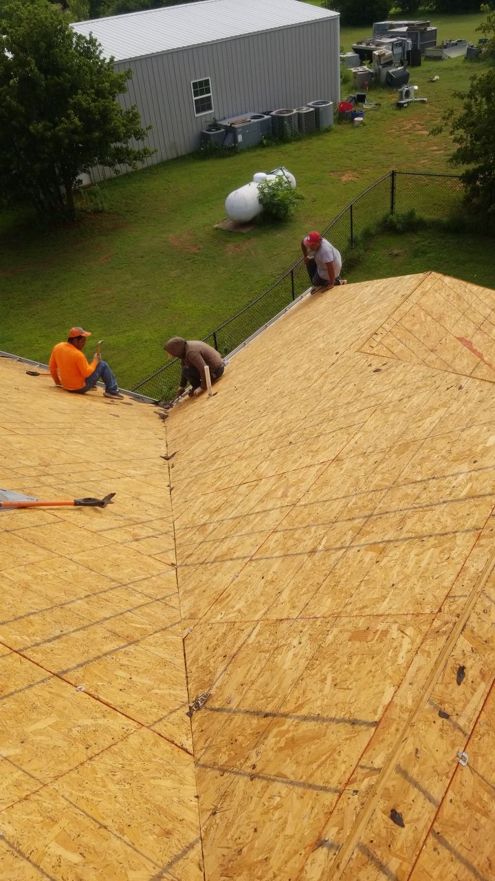 Reroof using GAF HDZ Weathered Wood by Castillo Roofing