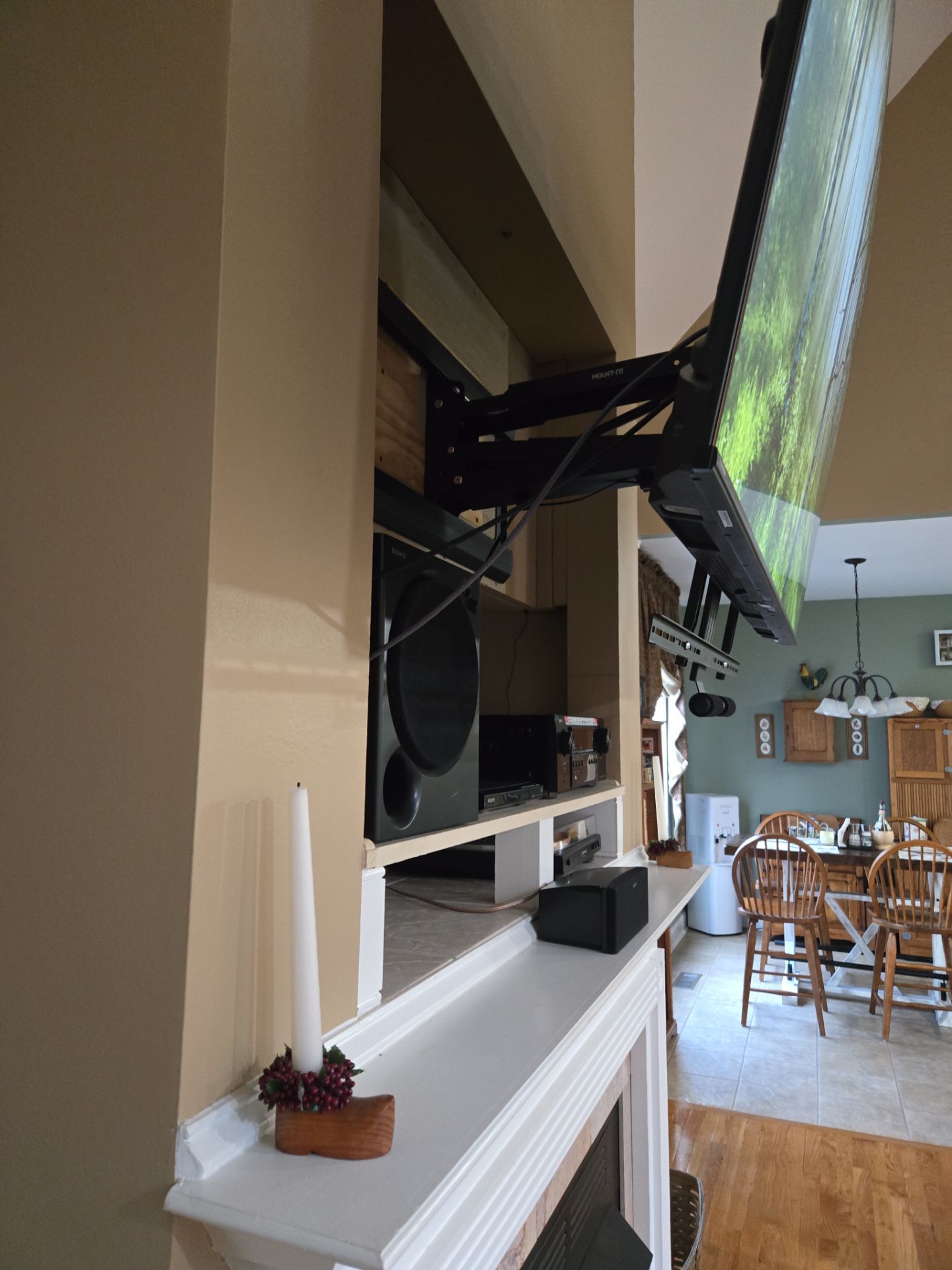 Out with the Old TV Nook, In with the New! 📺✨ by A Step Above Handy LLC