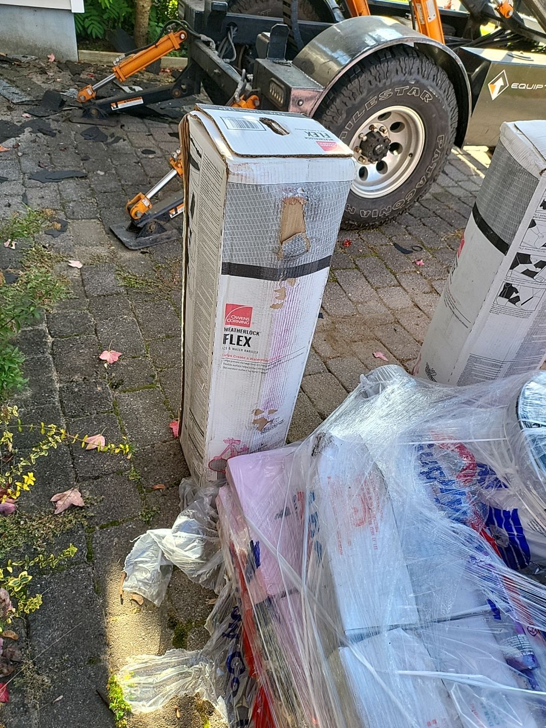 Residential Roofing Installation using Owens Corning TruDefinition Slatestone Gray by A Plus Exterior