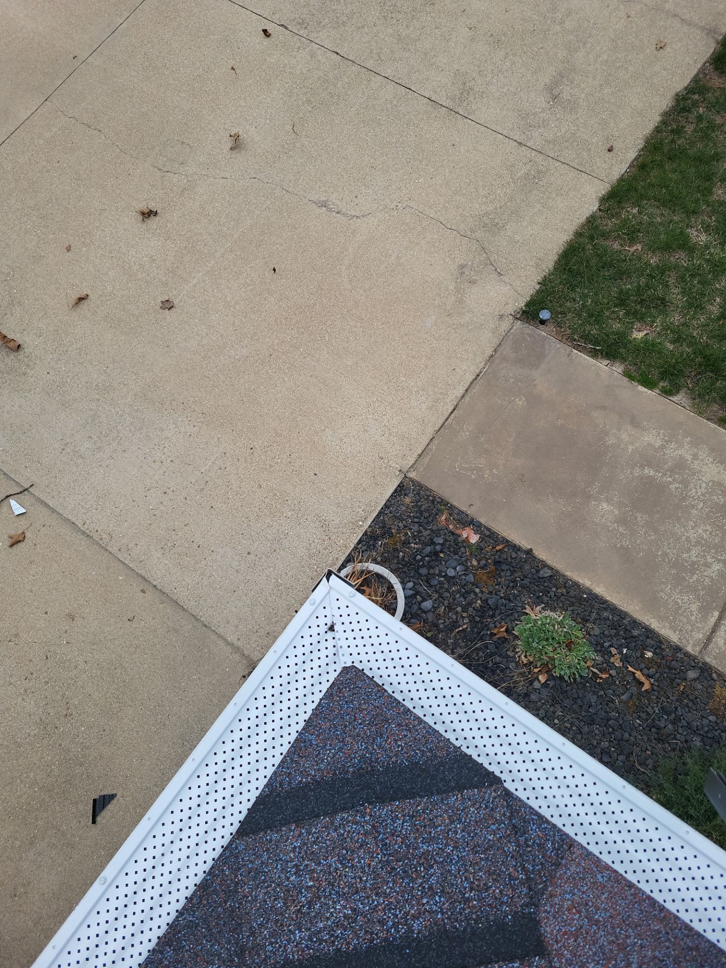 Residential Gutter Guards Install - GutterLock Diamond Gutter Covers - Color White  by Titan Commercial & Residential Roofing 