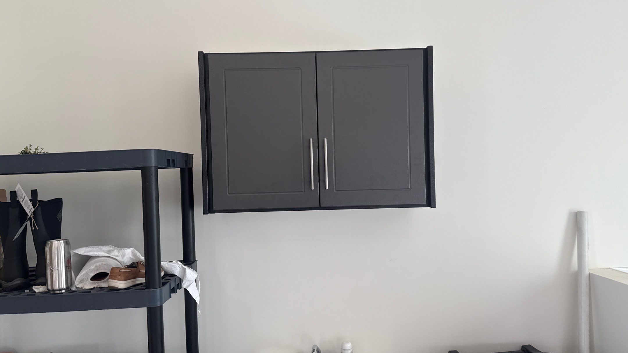 Mark Added Storage Plus A Motorized Lift  by Banner Garage