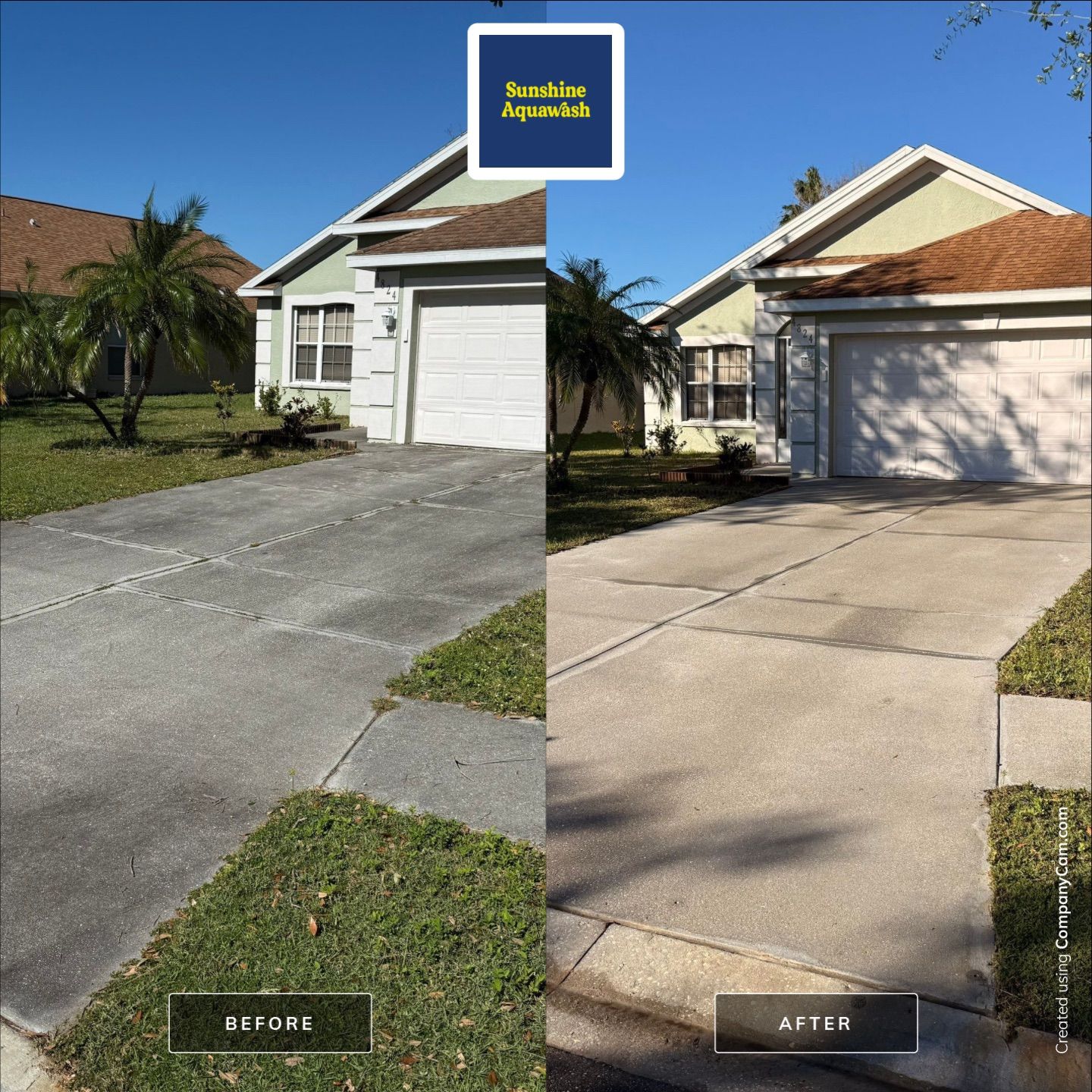 Complete Exterior Cleaning – Driveway, House Wash & More in Palmetto, FL by Sunshine AquaWash