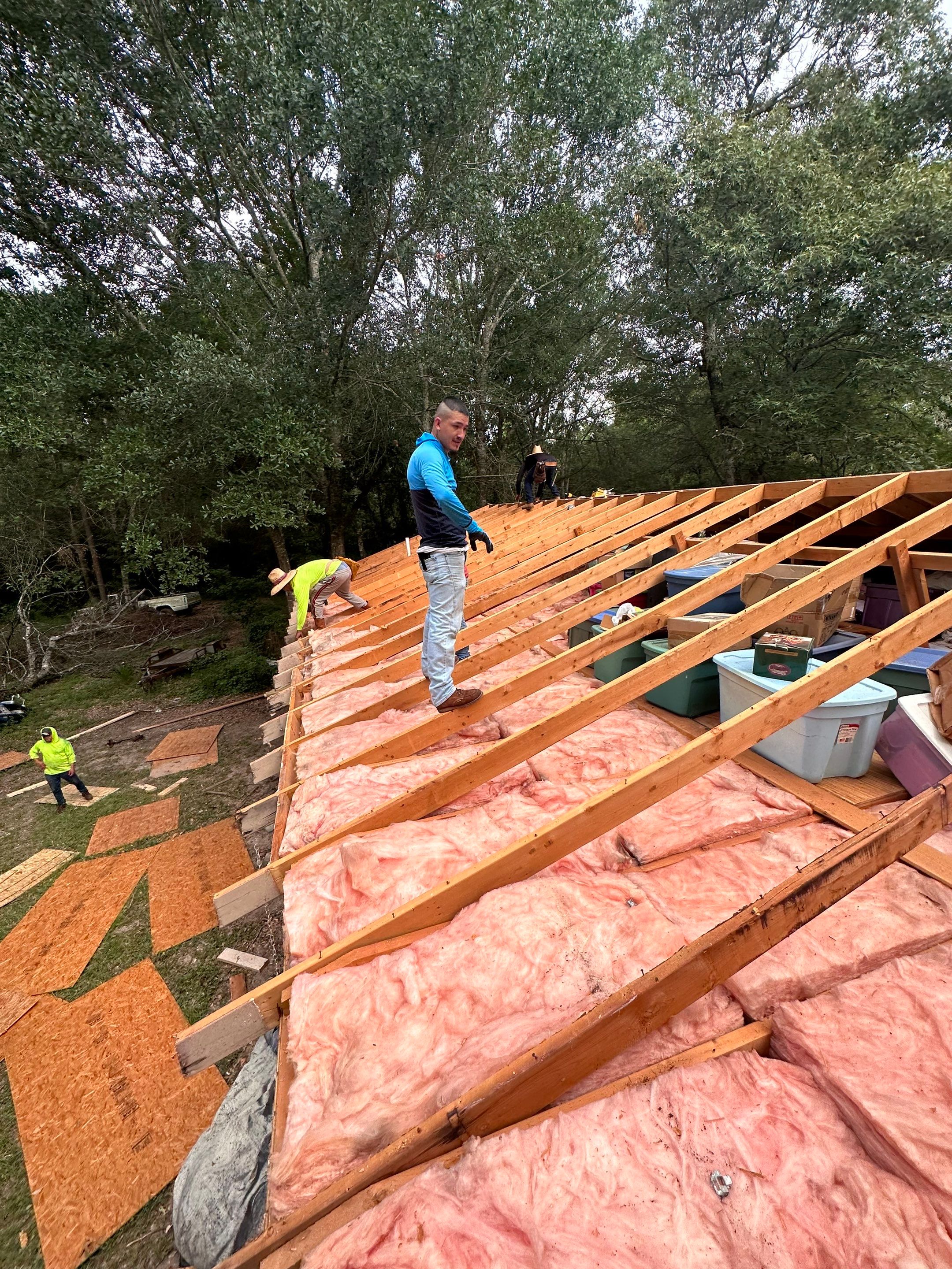 Residential Roofing Installation using Owen's Corning Duration (Lifetime) Shingles by Roof Repair Company