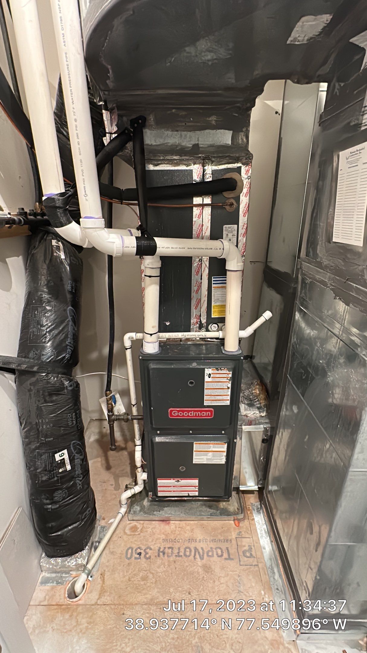 Central Air Conditioning Installation using Trane by Pro Sky Services