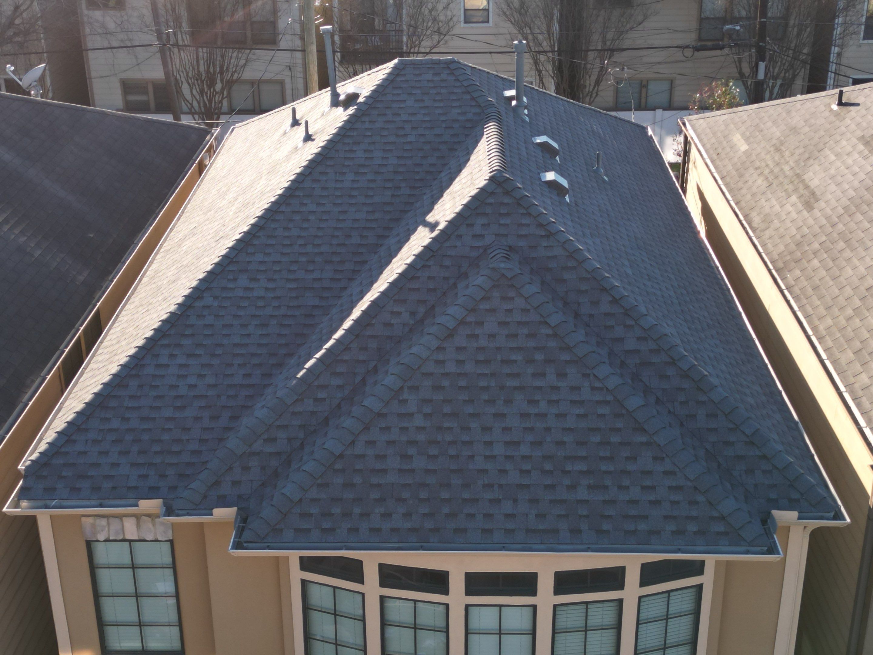 Residential Roofing Installation using GAF HDZ by V General Contractors 