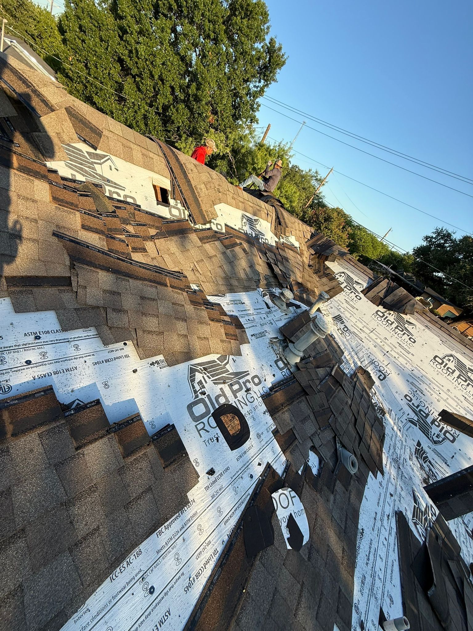 Project in Granbury by Lonestar Roofing and Restoration LLC.