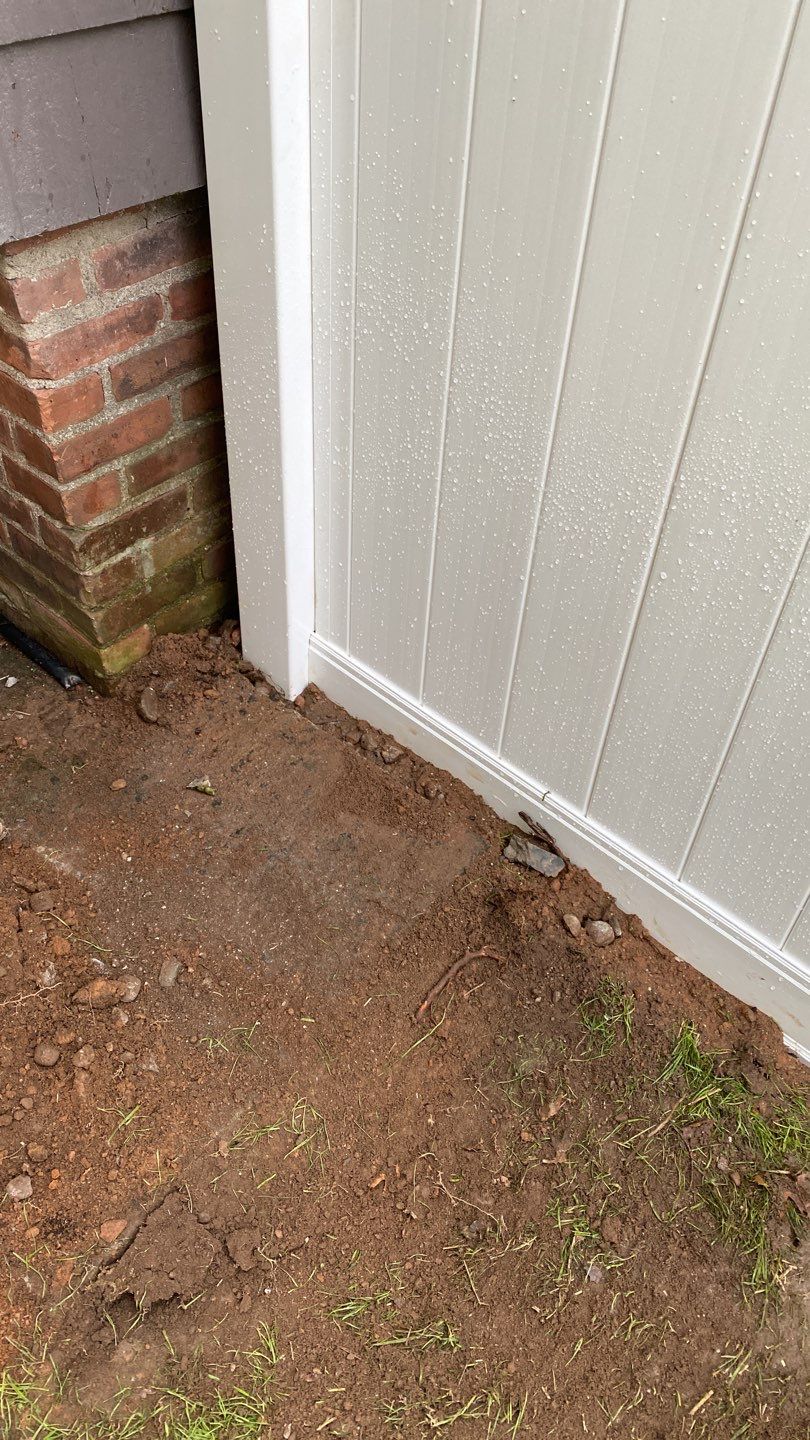 Fence Installation using Vinyl Fence  by A Plus Exterior