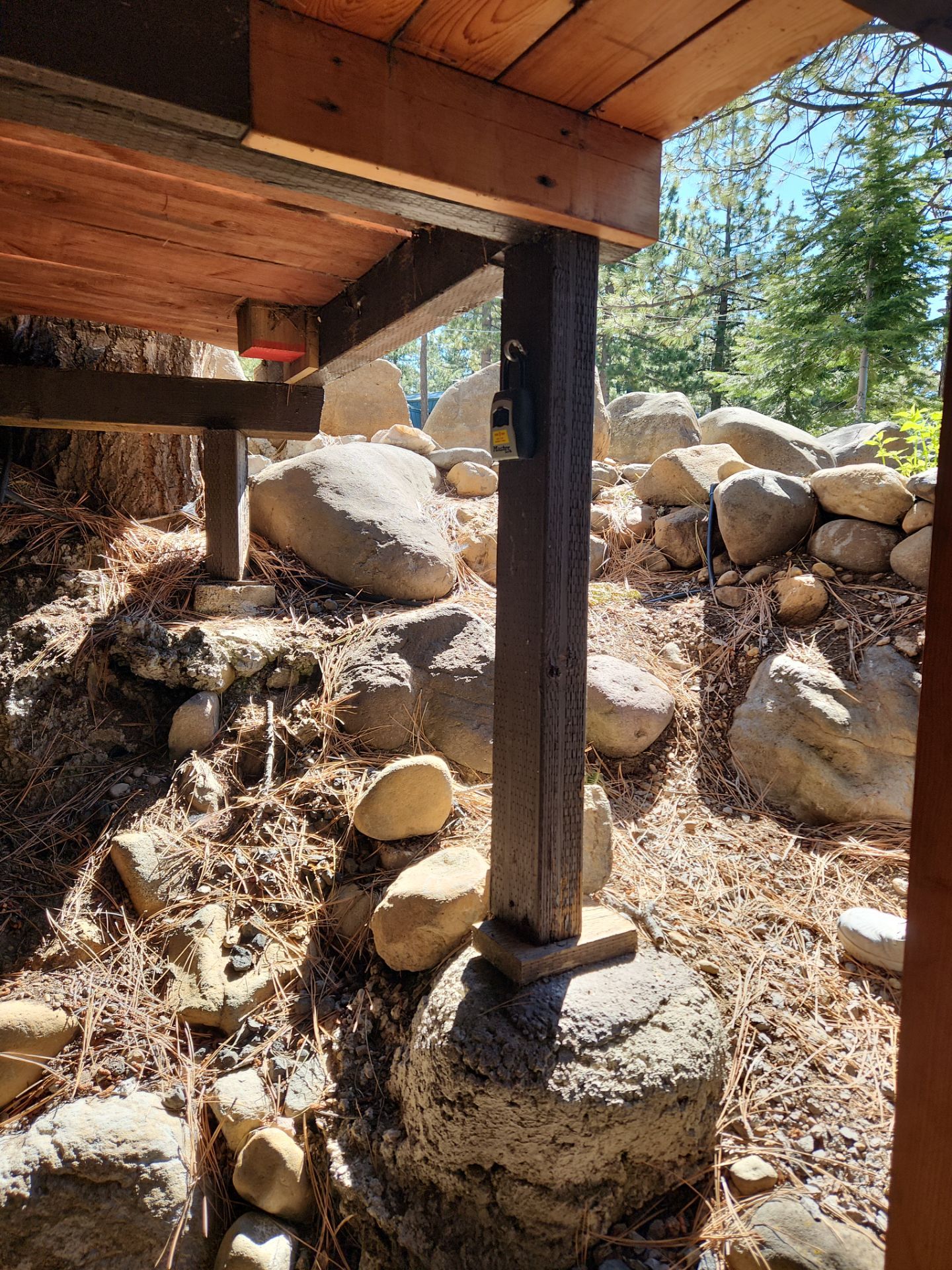 Gas Meter Shed/Walkway Remediation by The Tahoe Tradesman
