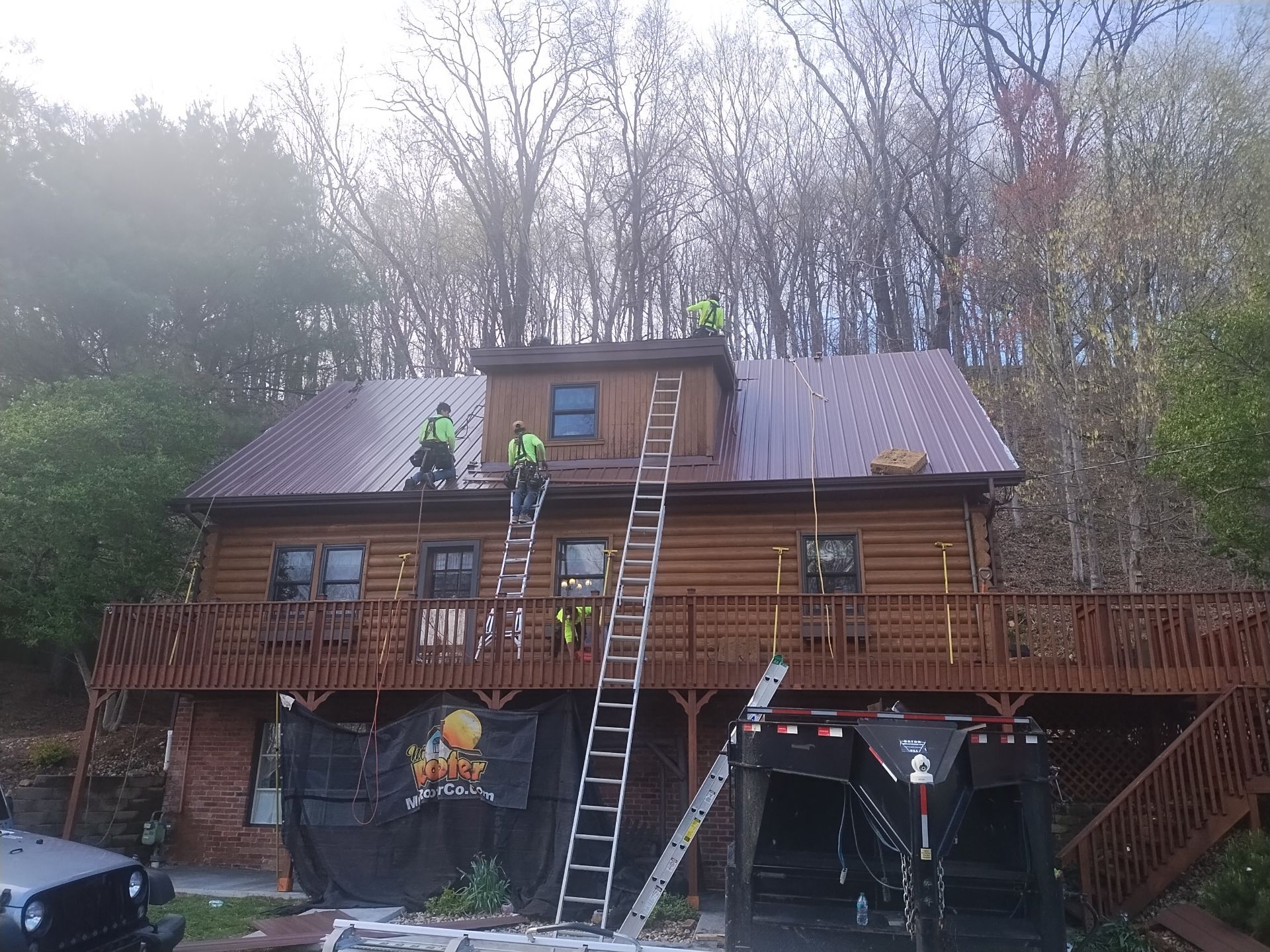 Residential Roofing Installation using Metal by Mr. Roofer