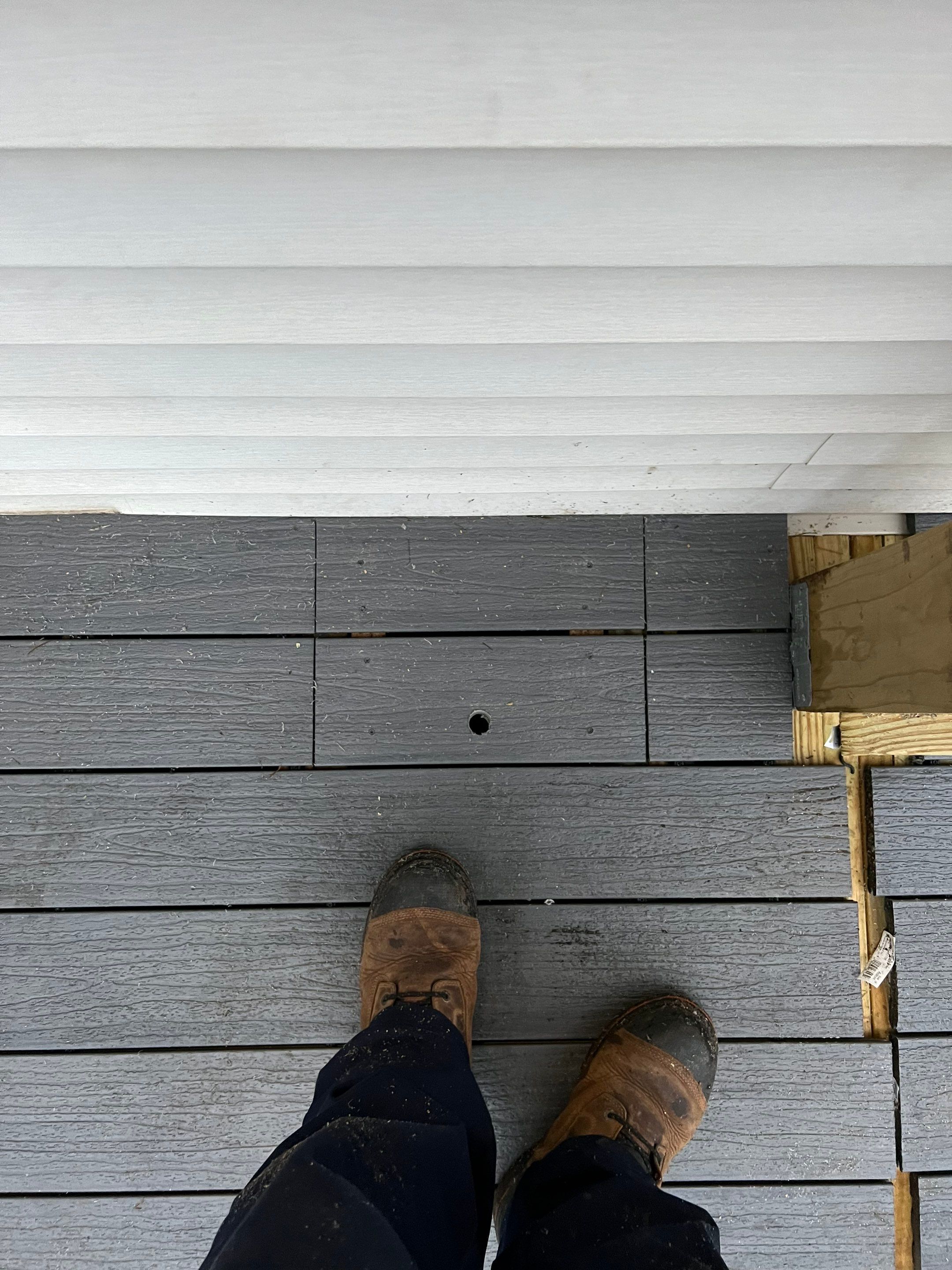 New deck With Porch  by deck guardian