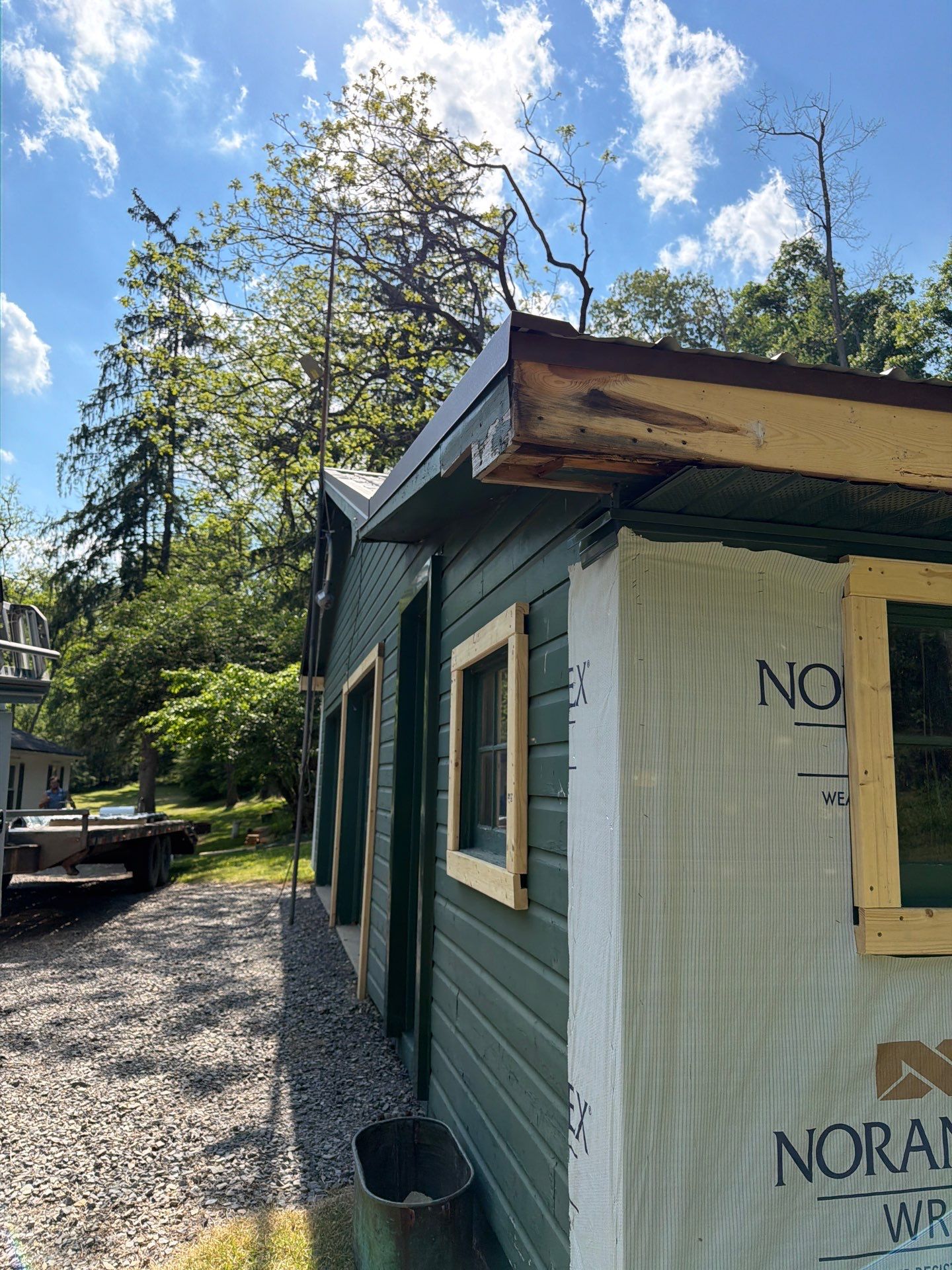 Custom Vinyl Bay Window Installation and Exterior Upgrades in Millerstown by Esh Builders