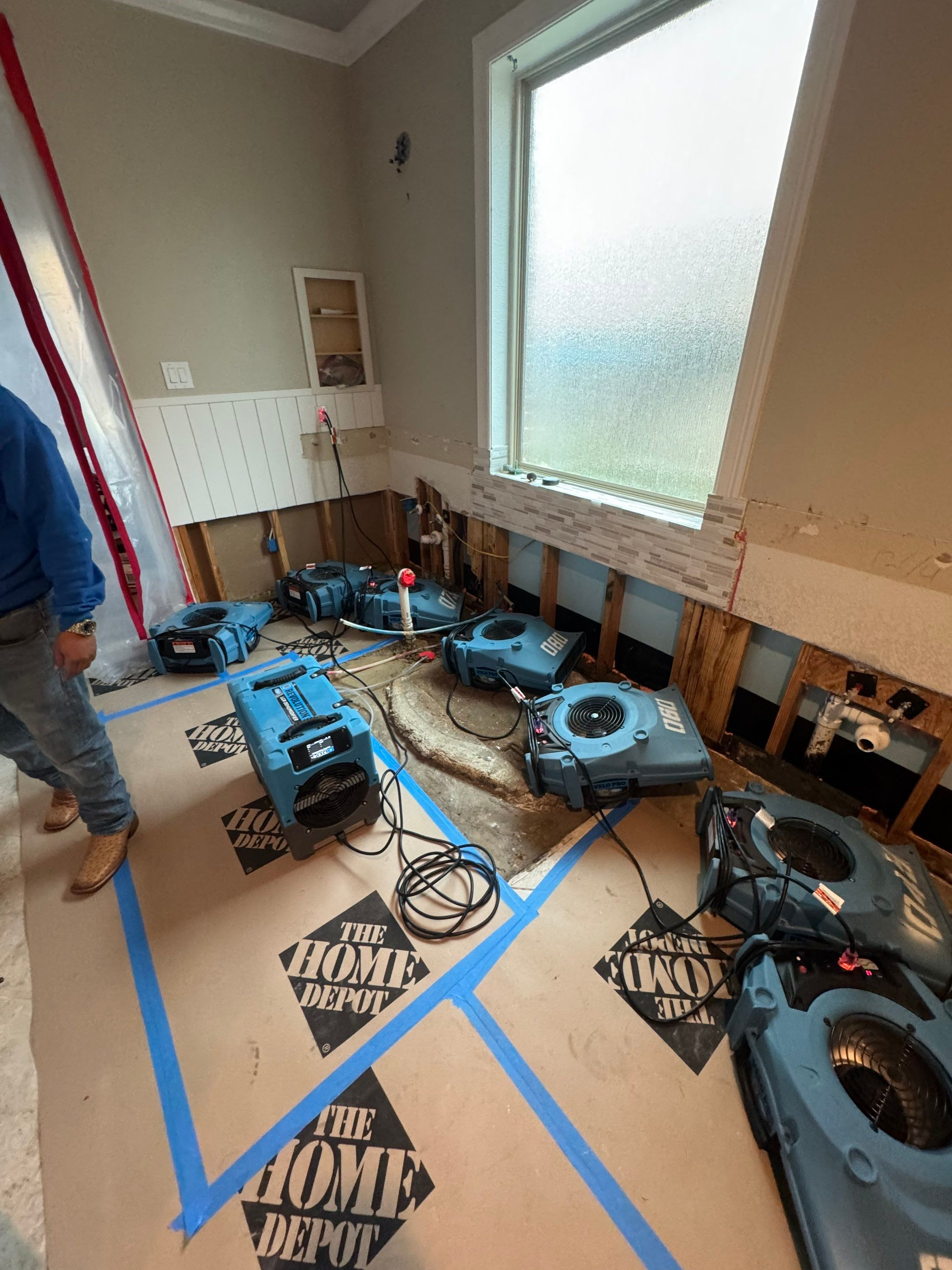 Hidden Plumbing Leak & Bathroom Restoration – Tomball, TX by MaxResto