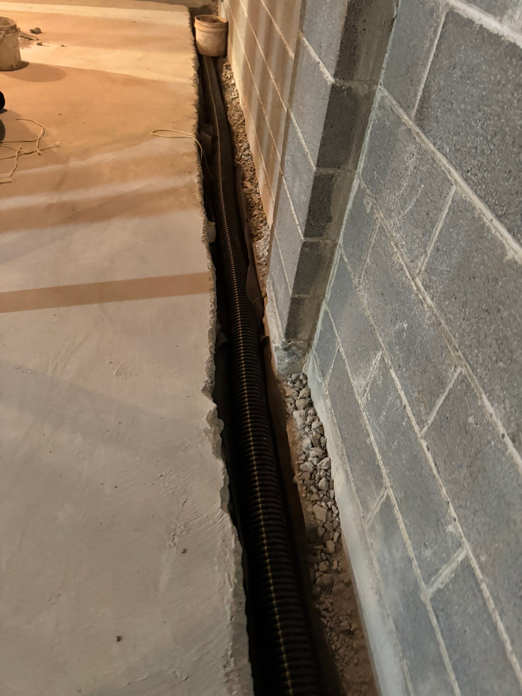 Interior French Drain West Orange, New Jersey by Pure Service Pro, LLC 