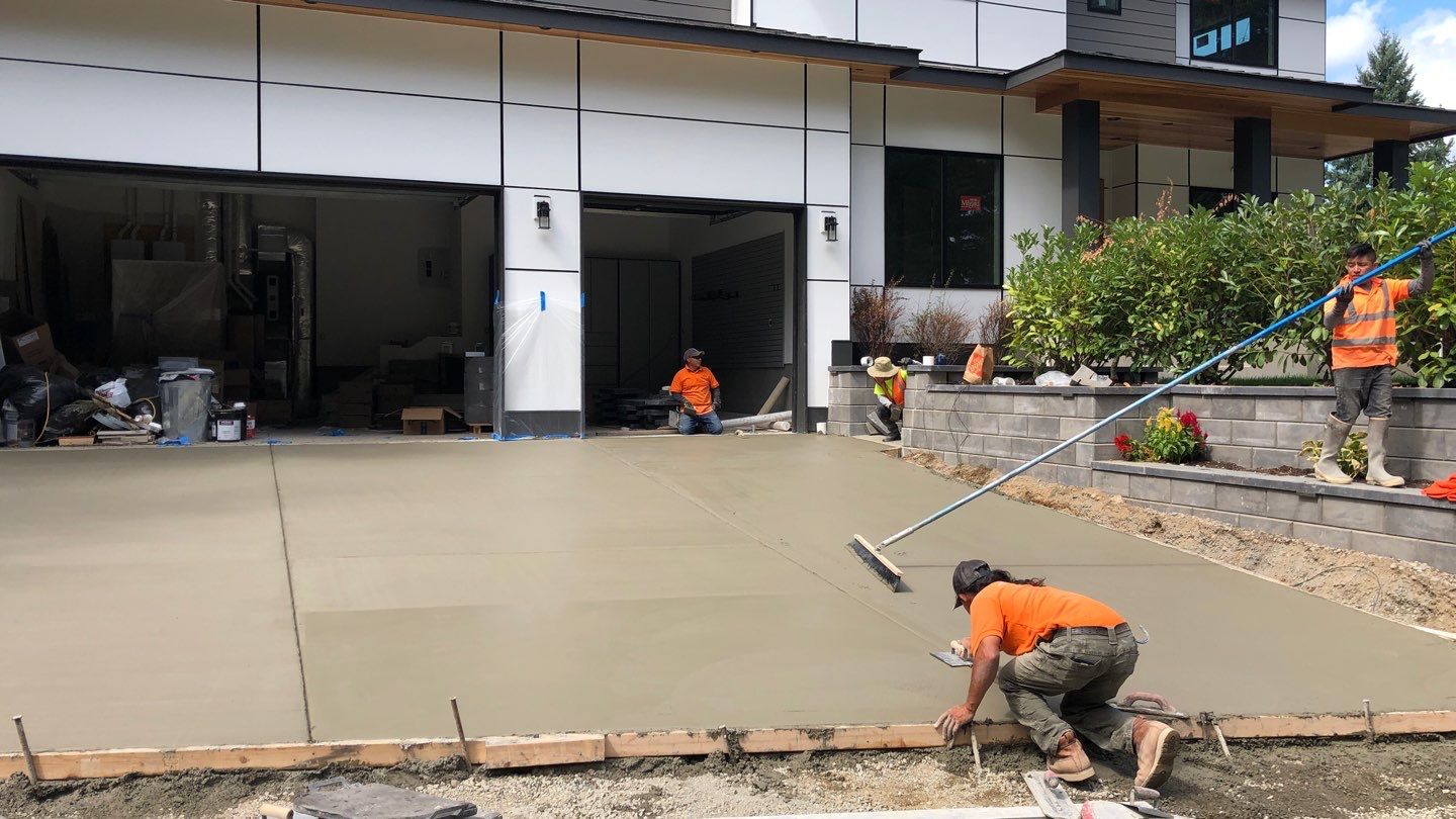 Bruce | Broom Finish Driveway, Concrete Project by Jireh Asphalt & Concrete Inc 