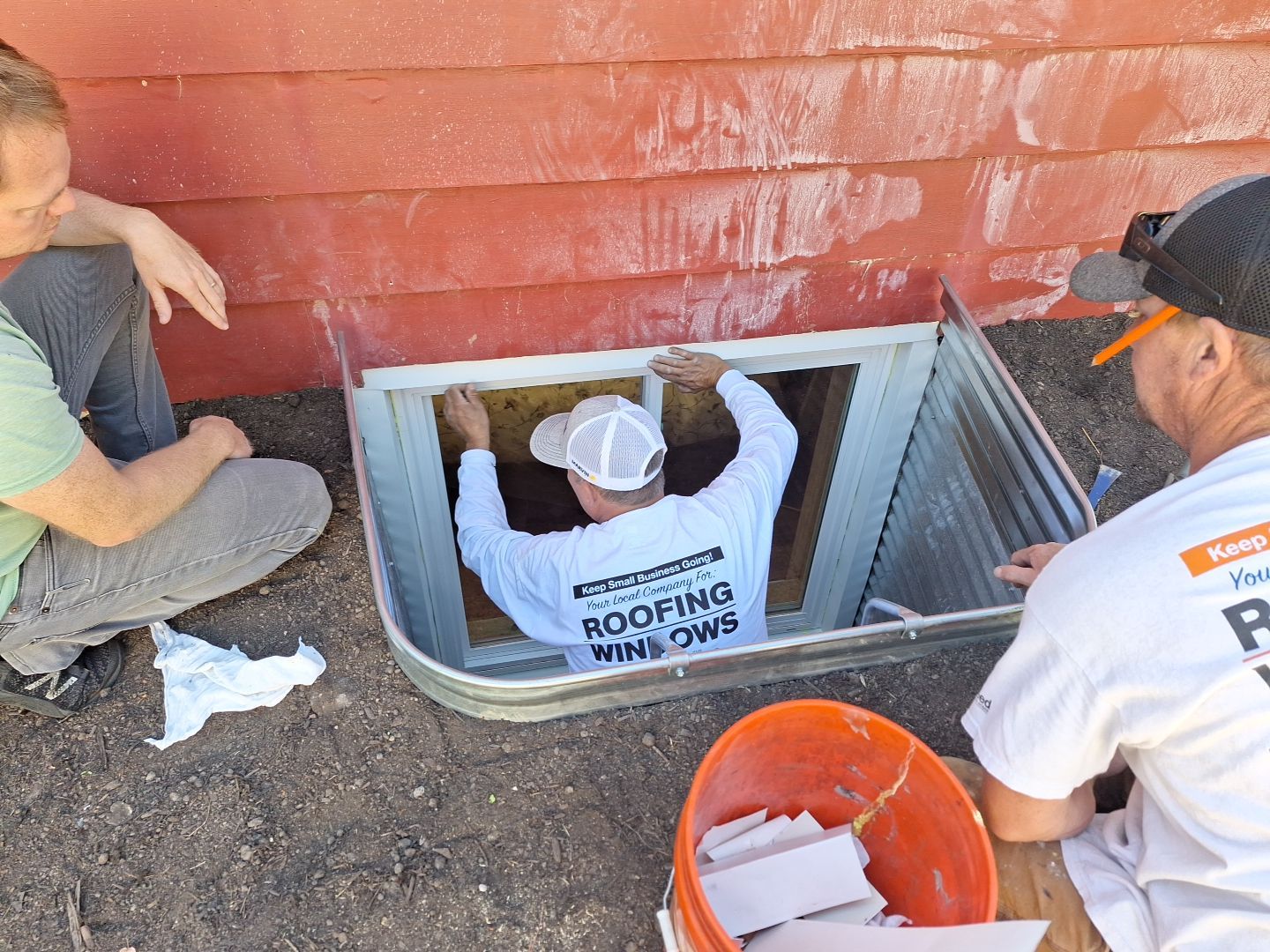 Egress Window using Provia Windows by Total Restoration Services