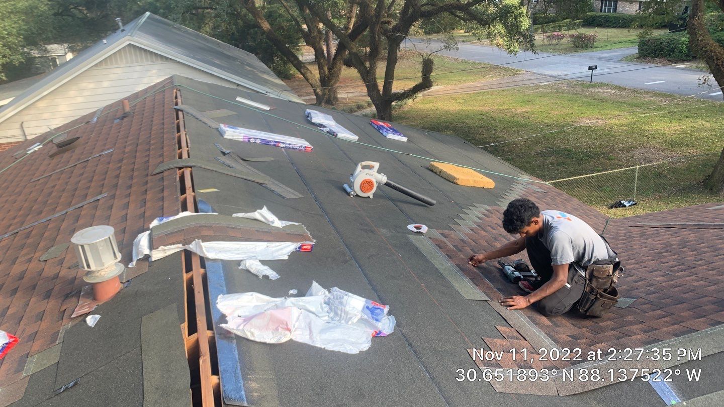 Residential Roofing Installation using Roof Replacement by American Roofing & Construction LLC