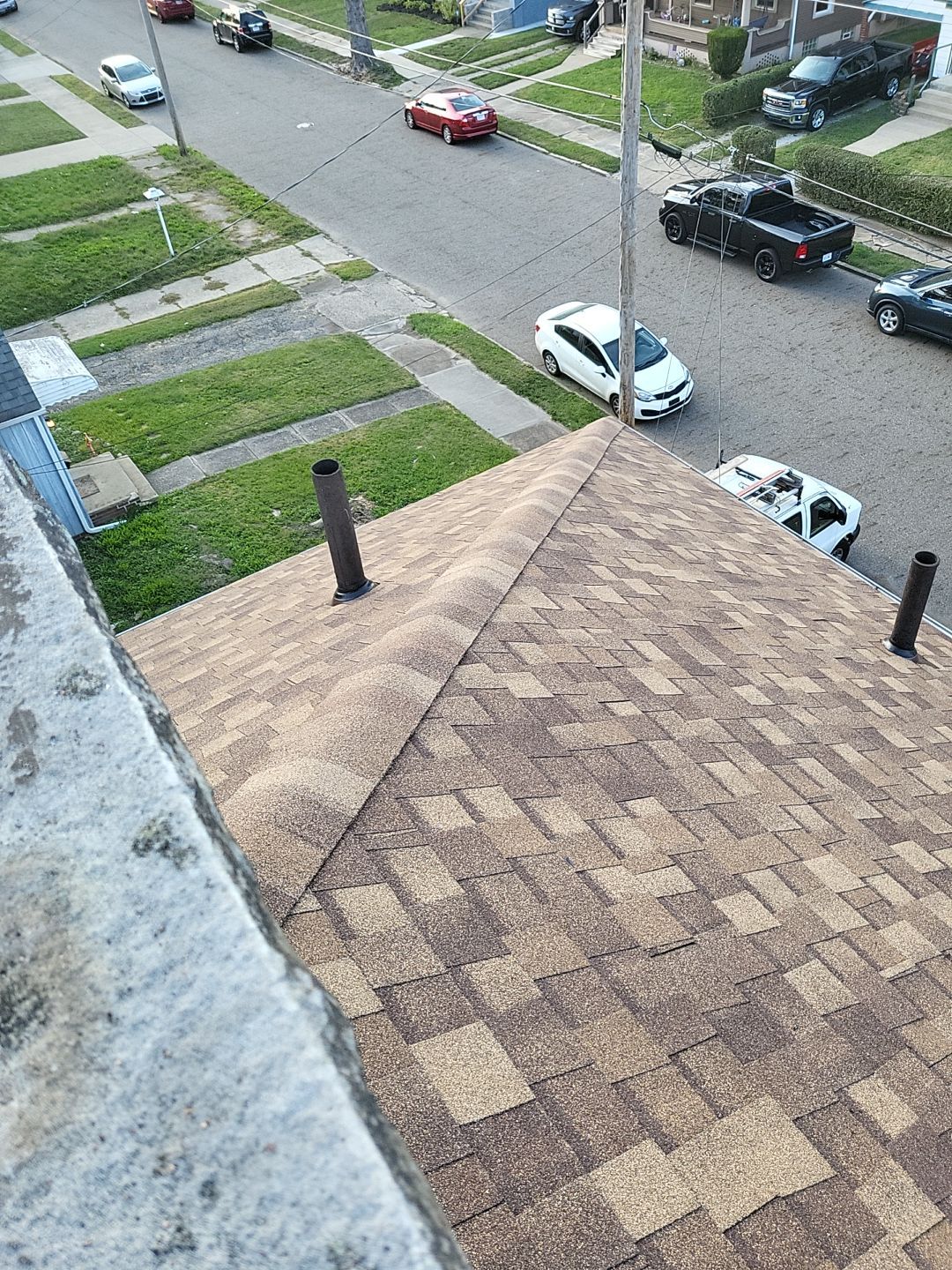 ATLAS PINNACLE COLOR: MORNING HARVEST DRIP EDGE: MUSKET BROWN by Eagle Eye Roofing