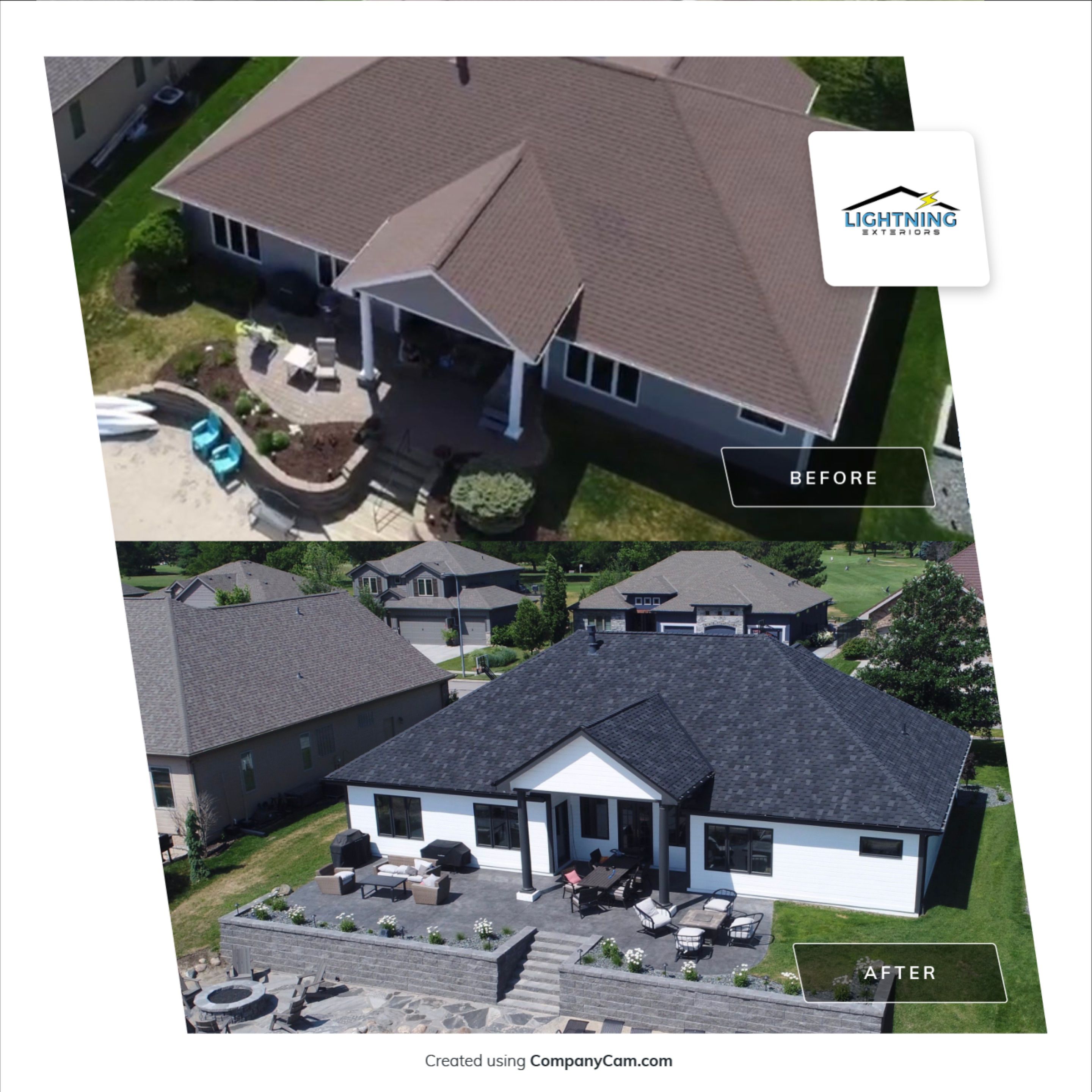 Exterior Makeover by Lightning Exteriors