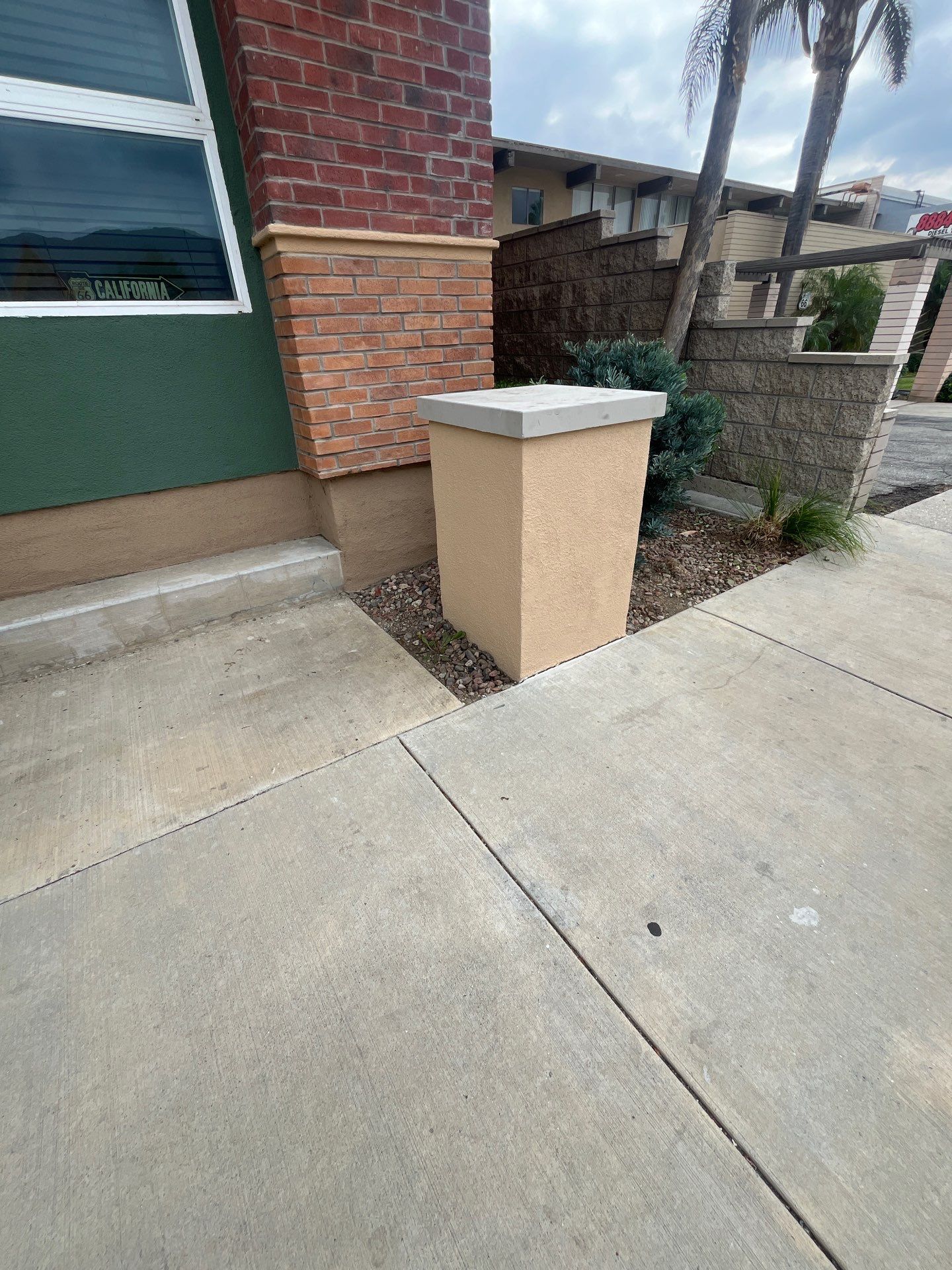 Pillar Stucco Repair in Glendora by One Stop Source