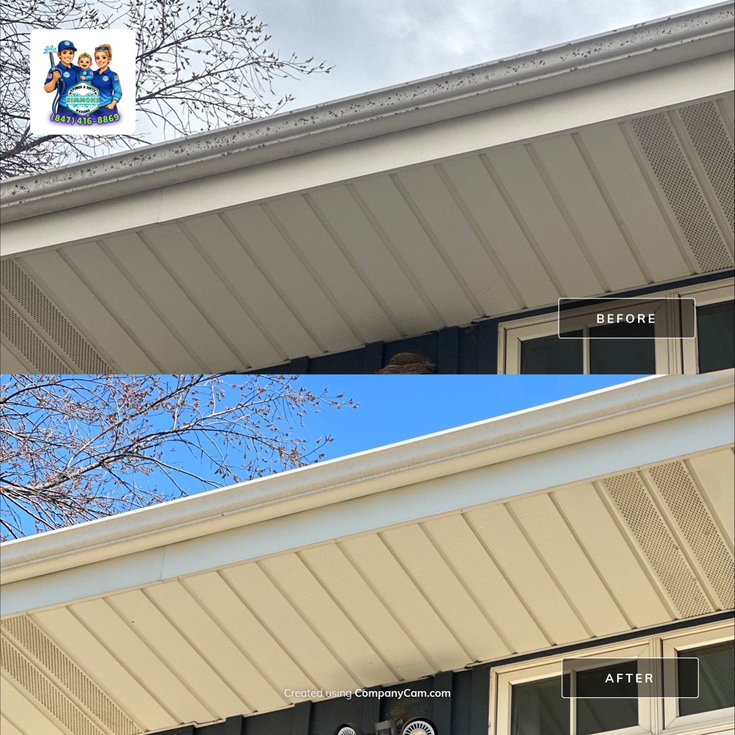 Highland Park, IL House Wash by Simmons Power & Soft Washing