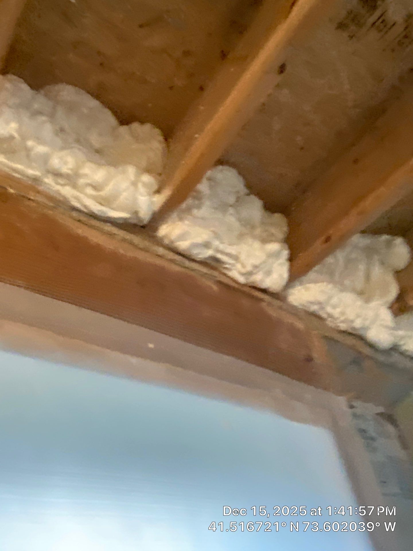 Attic Insulation using open cell spray foam by NYS Foam & Energy