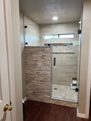 Bathroom Shower Remodel for a client