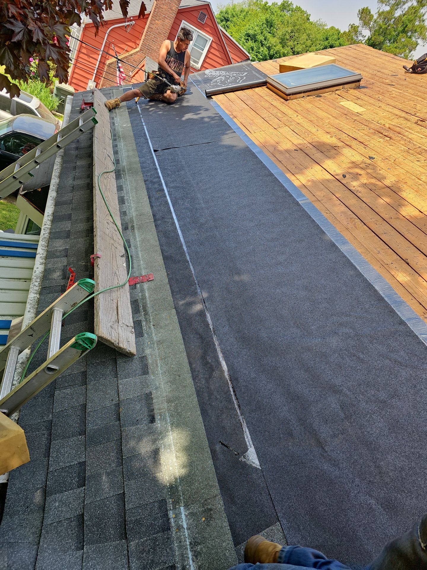 Residential Roofing Installation using Tamko Titan XT - Virginia Slate by A Plus Exterior
