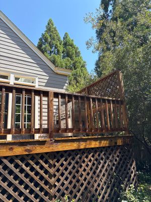 Wood Deck using Wood Sealant