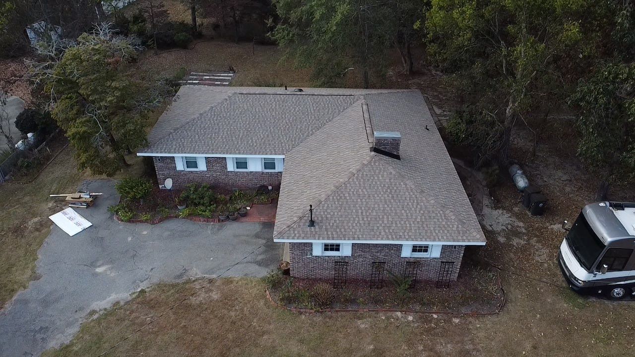 GAF HDZ Golden Harvest by Skybird Roofing