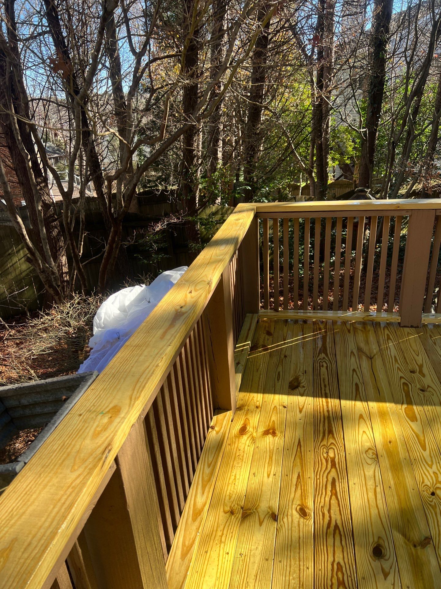 Coated Deck using Wood Sealant by DuraSeal