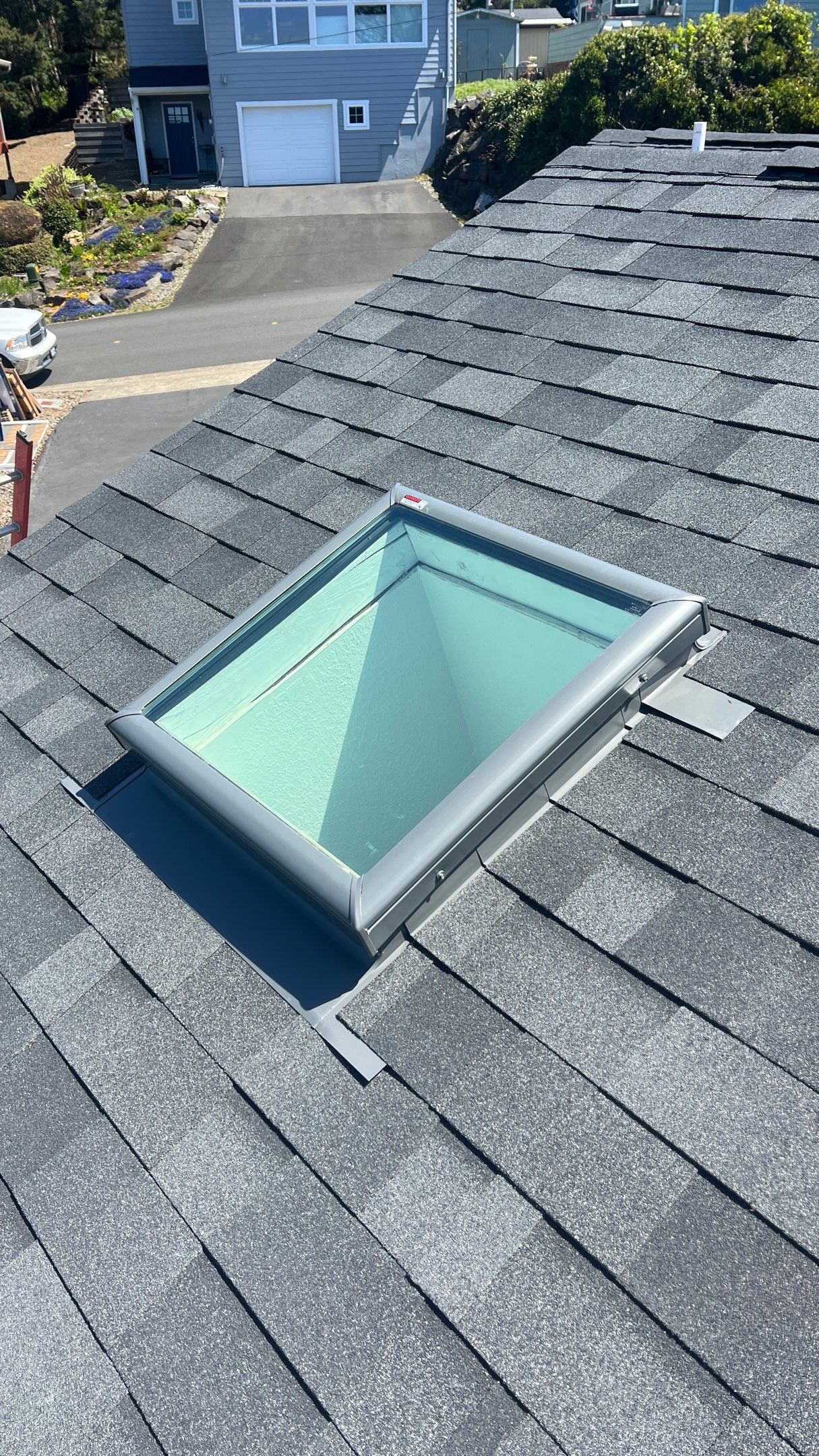 Residential Roofing Installation using Malarkey Highlander with Vented Ridge by Orezona Building & Roofing Company, Inc.