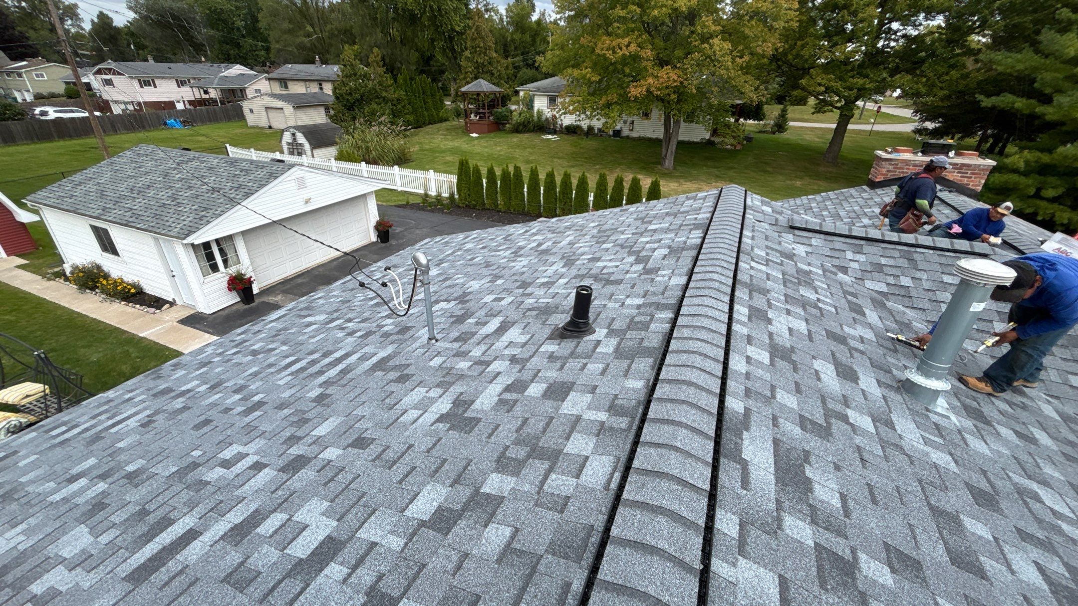 Roof Replacement using Owens Corning Slatestone Gray by 180 Contractors