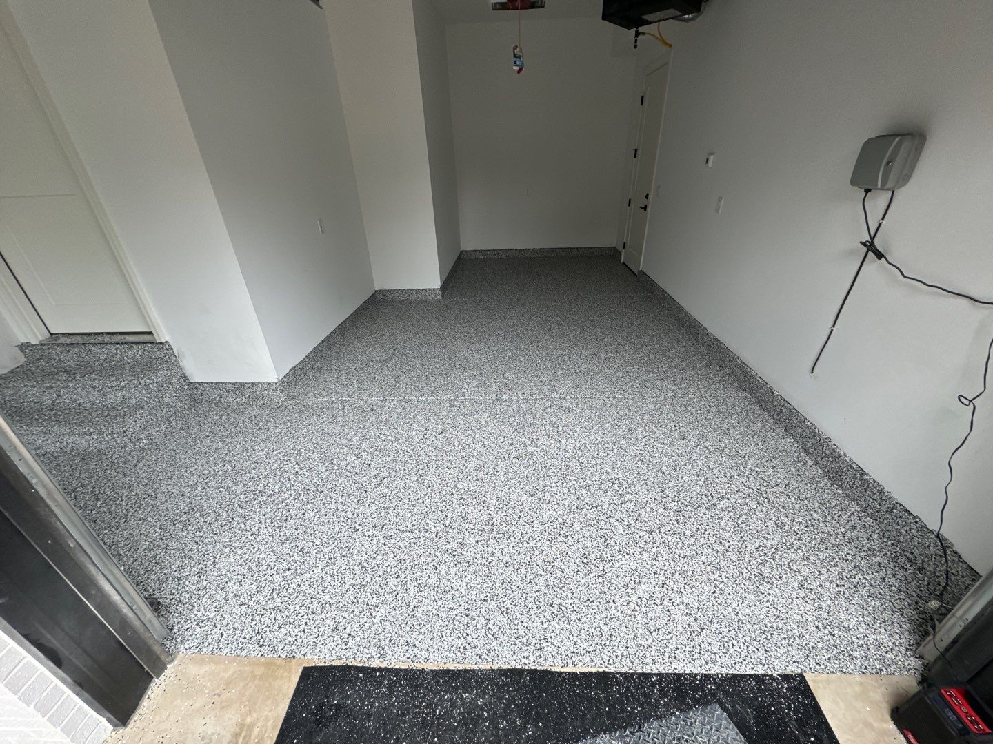 Domino Garage Floor Coating by Level 10 Coatings