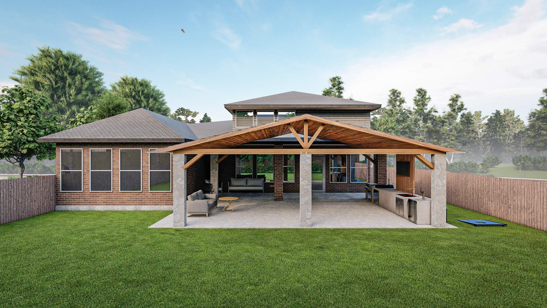 Outdoor Living: (Kitchens & Patio Covers) by Trophy Roofing & Construction LLC