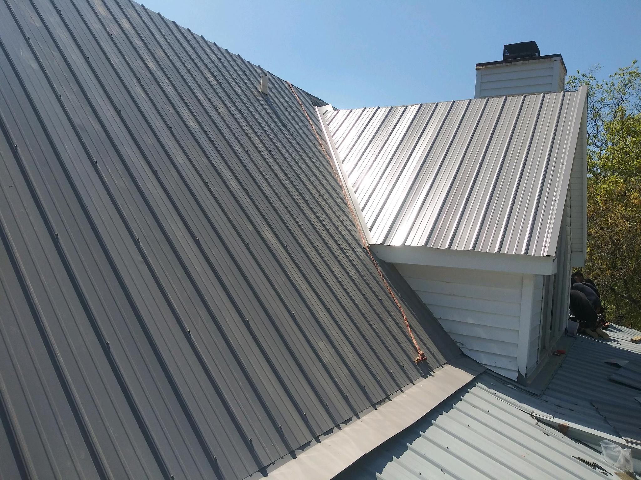 Metal Roofing 1158 Cypress Church Rd Re-roof - Metal Roofing by American Roofing NC