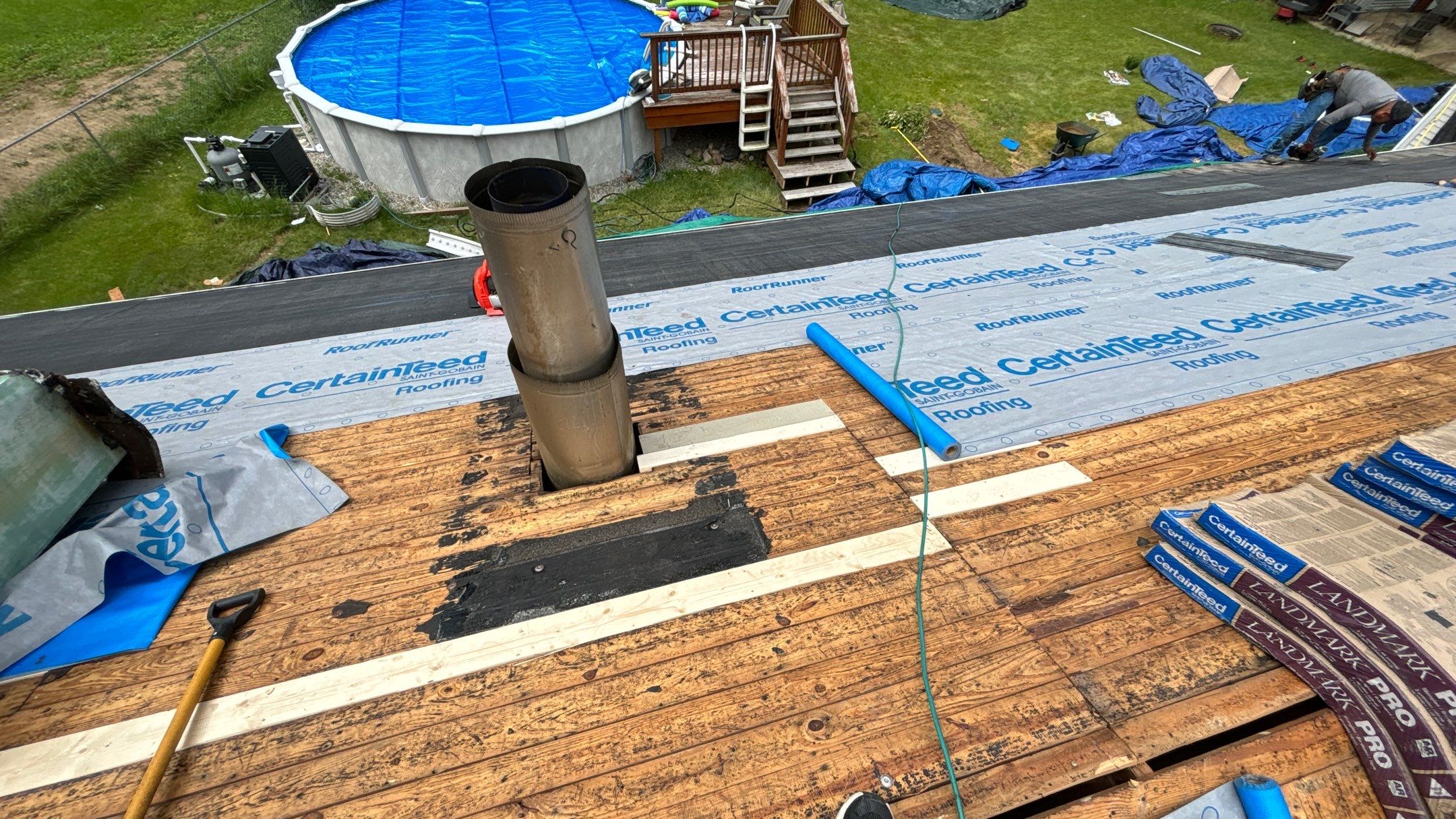 Roof Replacement using CertainTeed Landmark Pro by 180 Contractors
