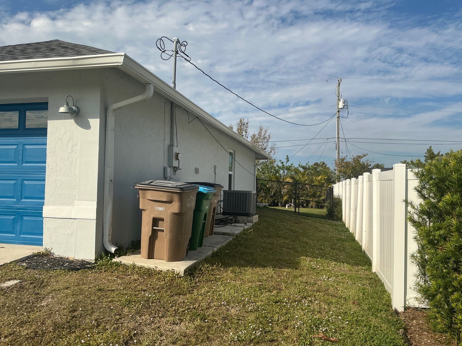 Seamless Gutter Installation Before Rainy Season in Cape Coral FL by Gutter Professors